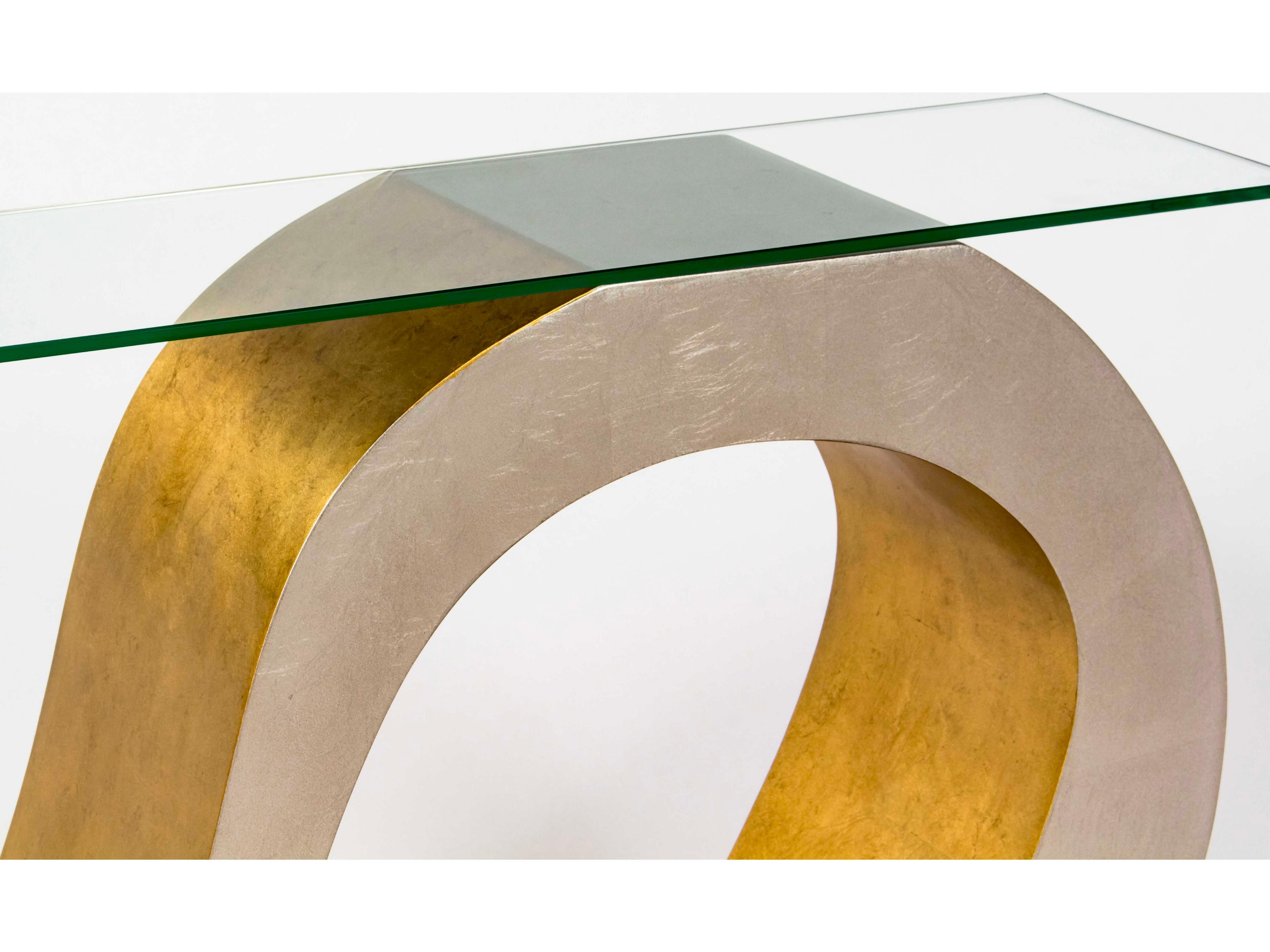 Artmax Rectangular Glass Console Table