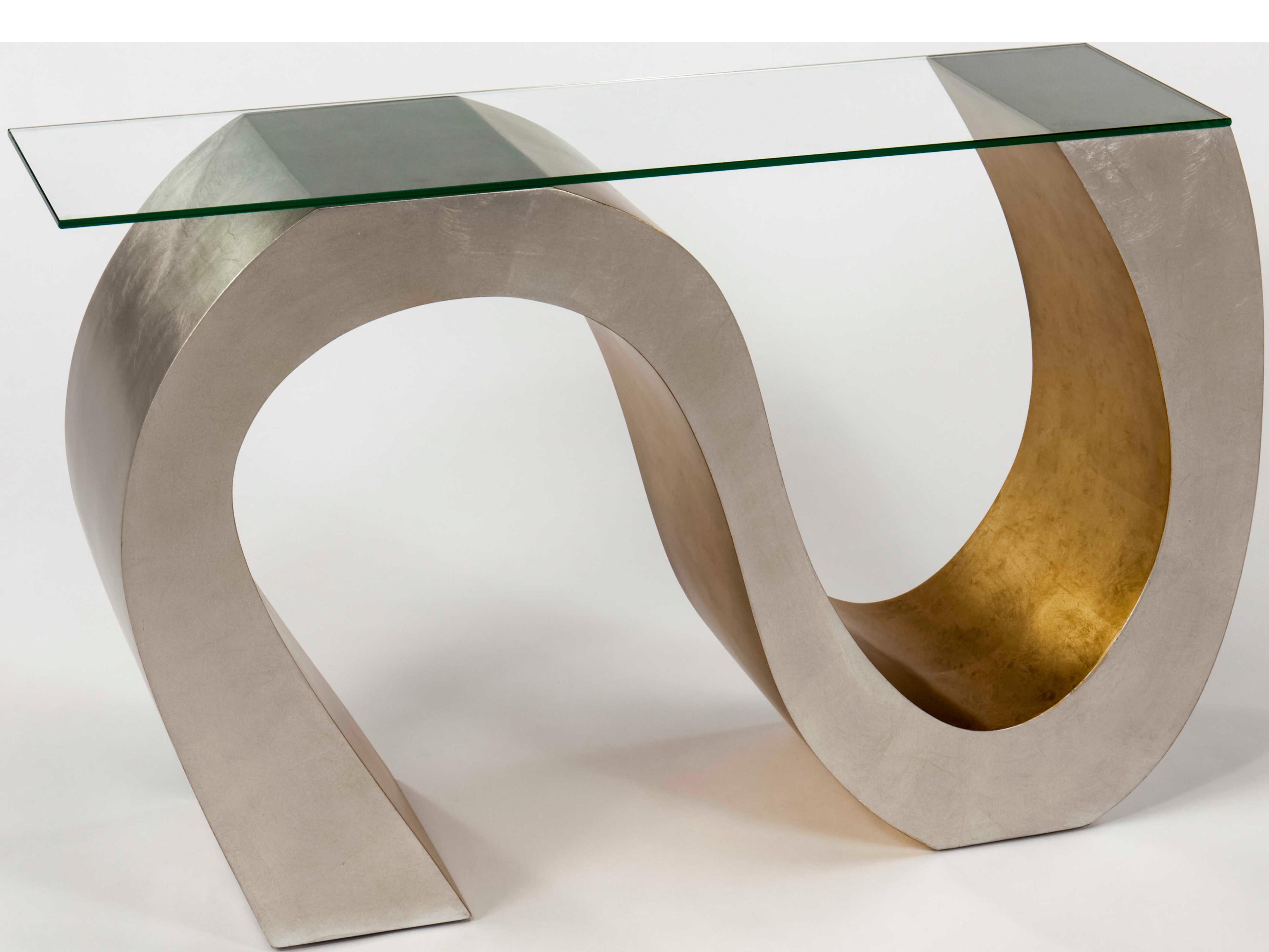 Artmax Rectangular Glass Console Table