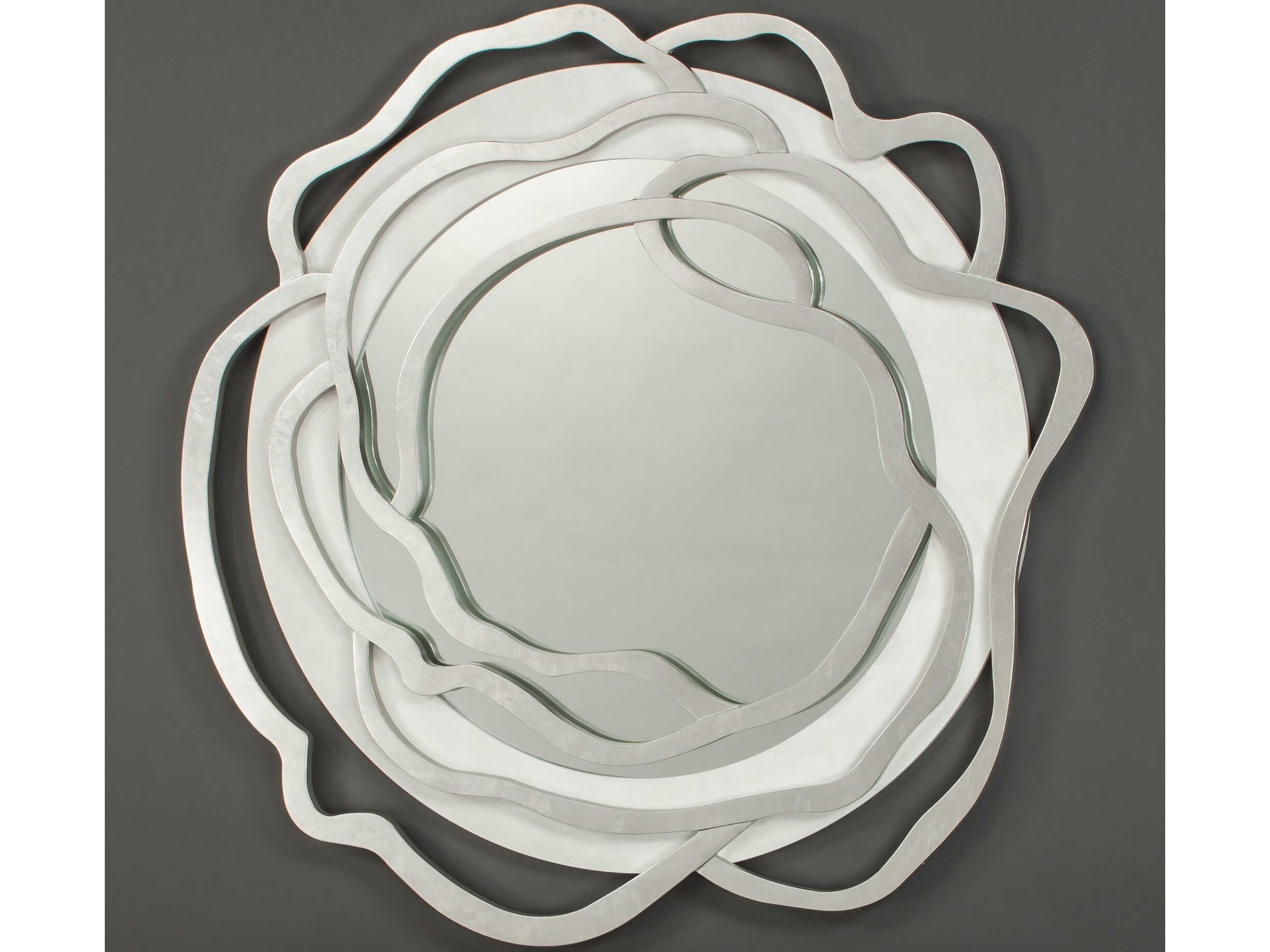 Artmax Frosty White Silver Wall Mirror