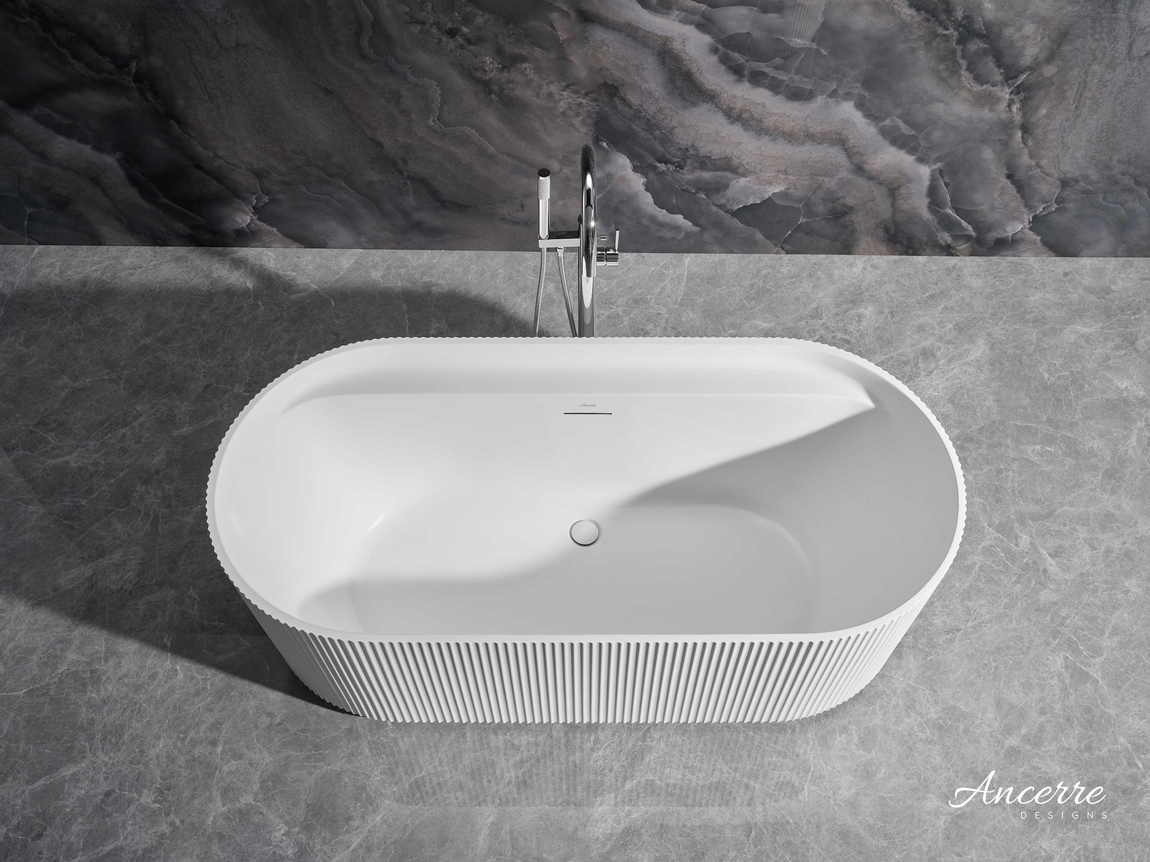 Ancerre Designs Momo Matte White Bathtub