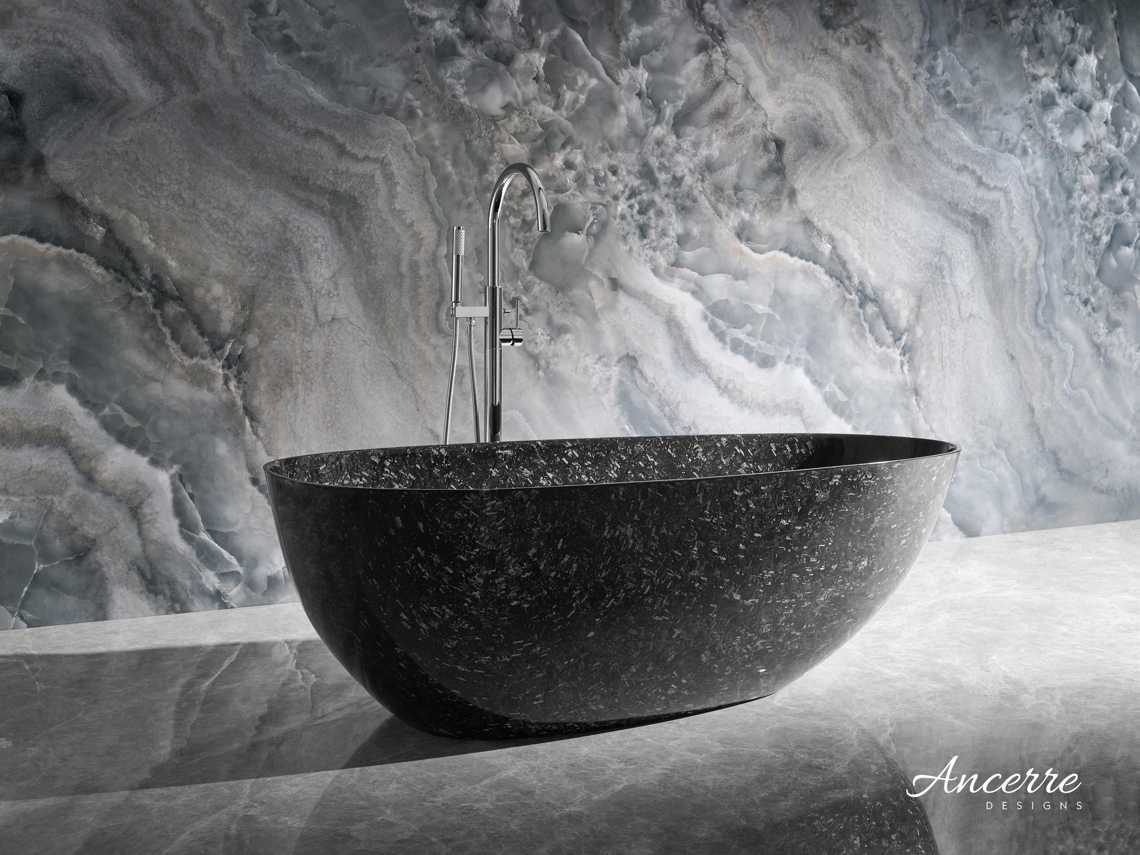 Ancerre Designs Anjuna Forged Carbon Fiber Bathtub