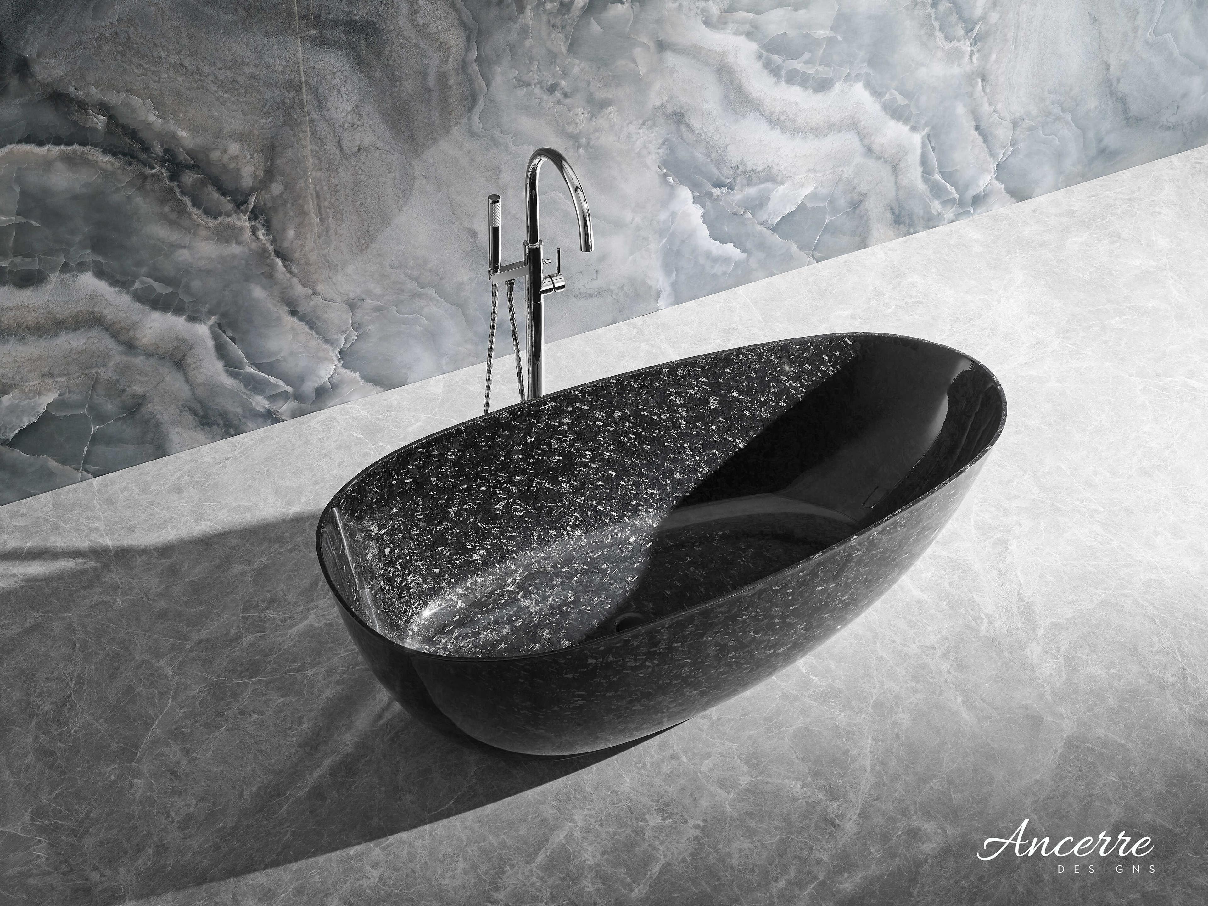 Ancerre Designs Anjuna Forged Carbon Fiber Bathtub