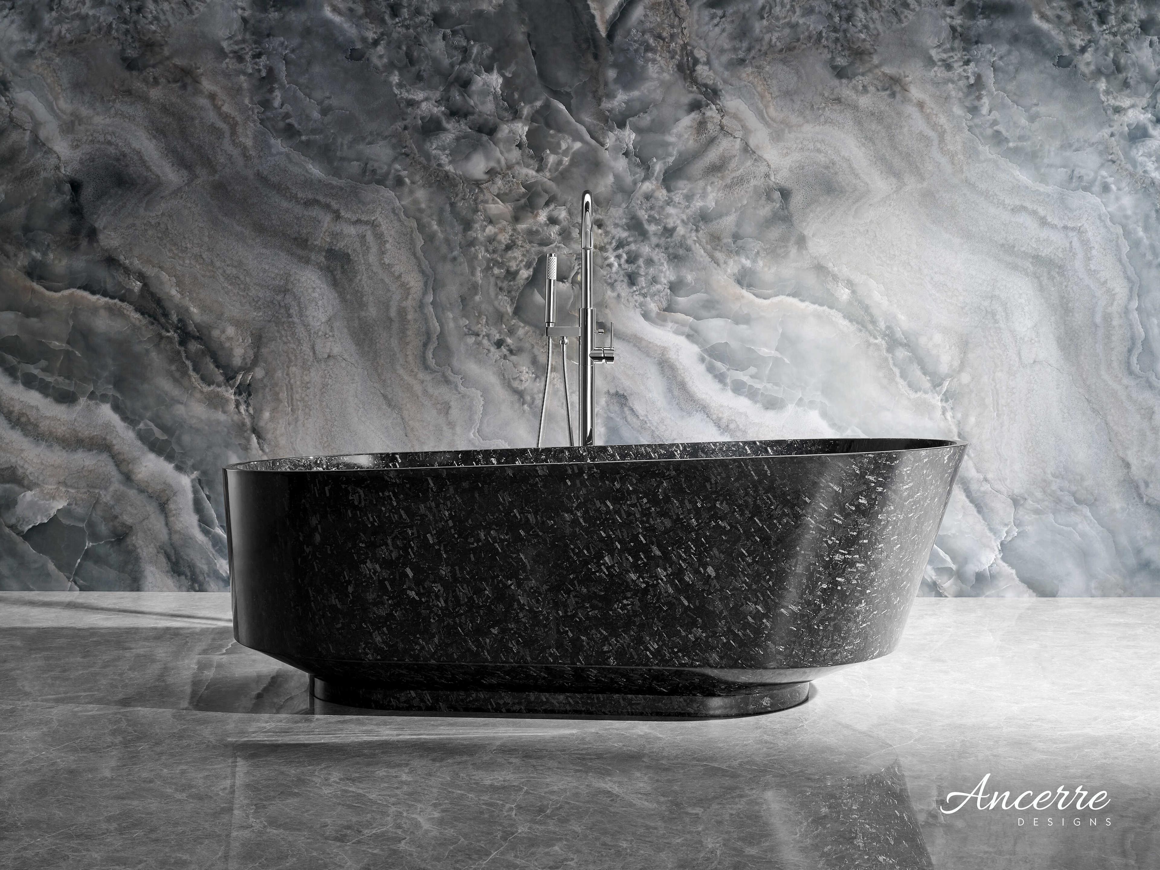 Ancerre Designs Coesistere Forged Carbon Fiber Bathtub