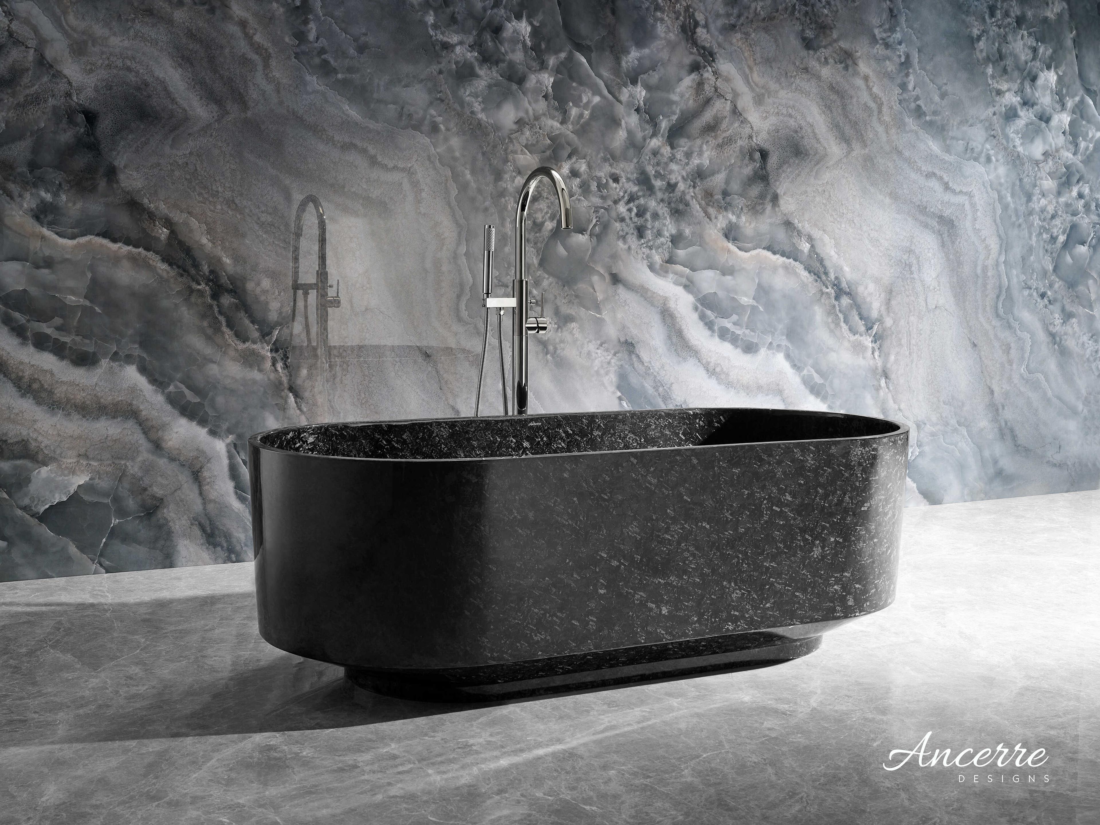 Ancerre Designs Odessa Forged Carbon Fiber Bathtub