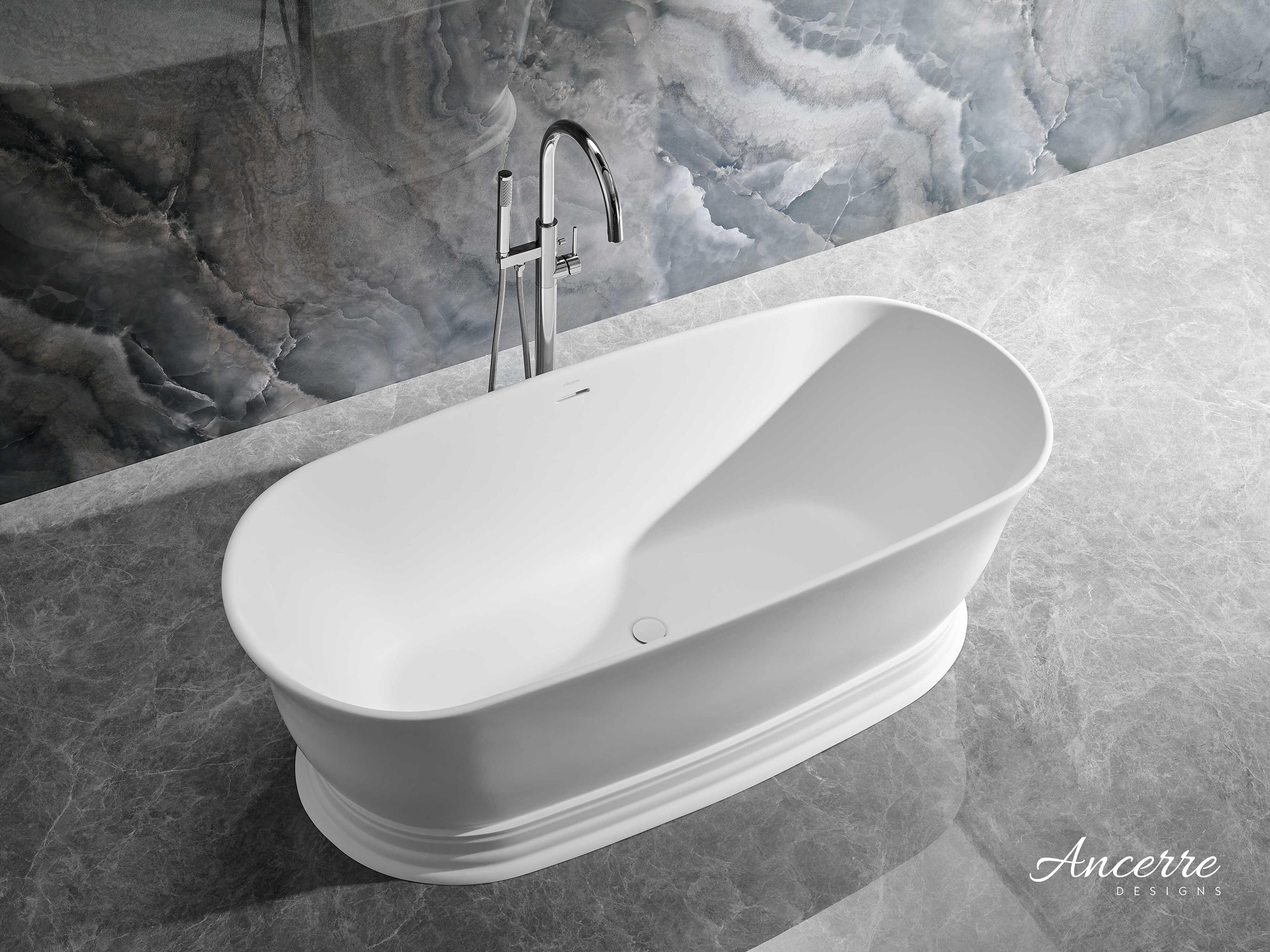 Ancerre Designs Heritage Matte White Bathtub