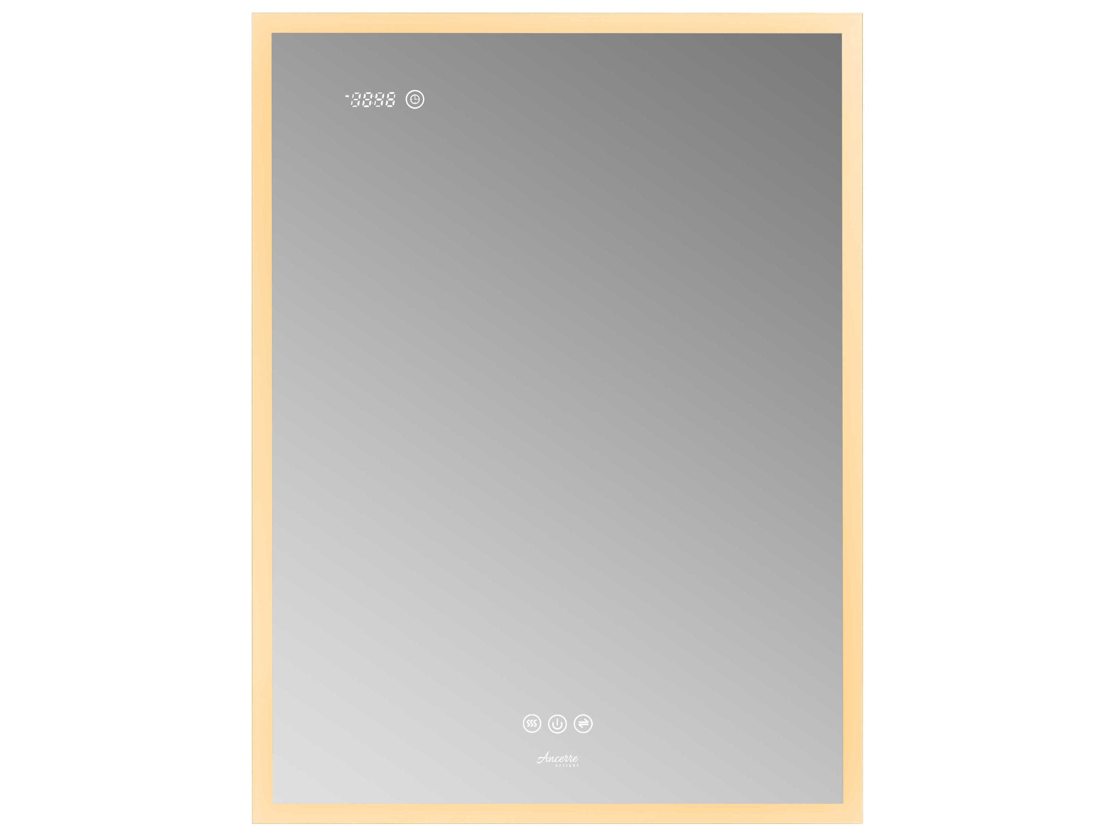 Ancerre Designs Pagani Black Rectangular Wall Mirror