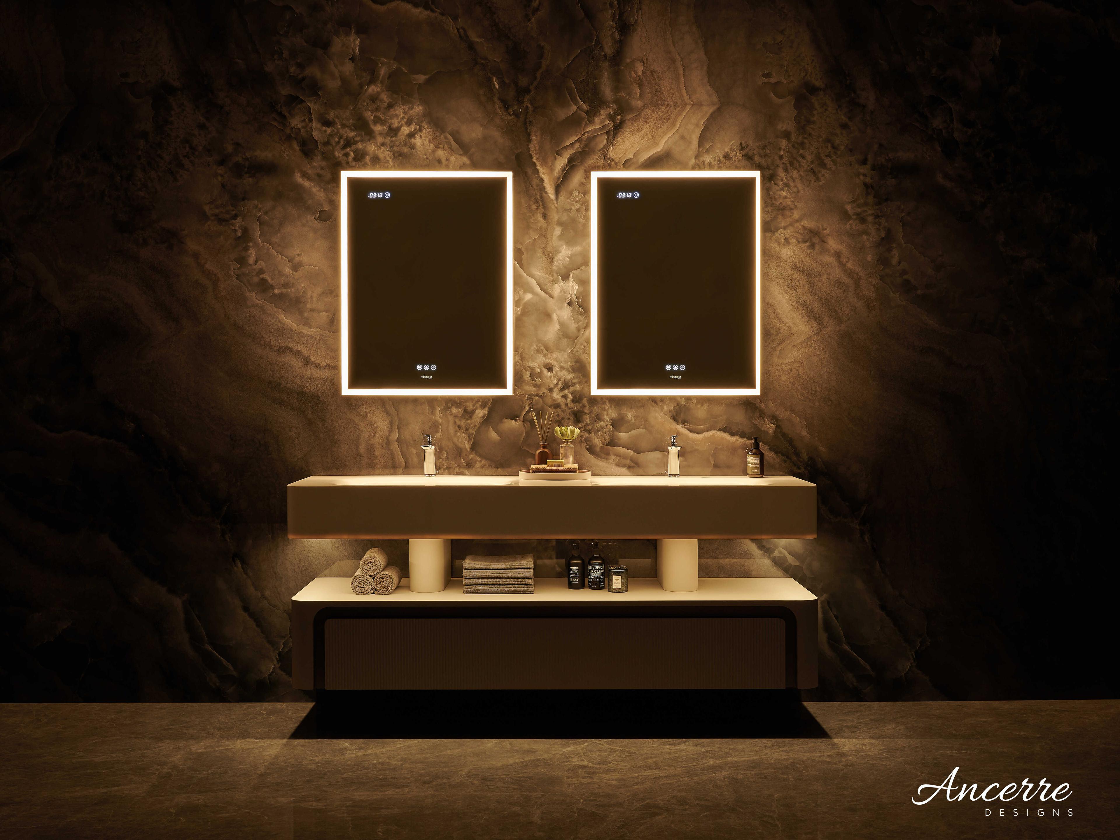 Ancerre Designs Pagani Black Rectangular Wall Mirror