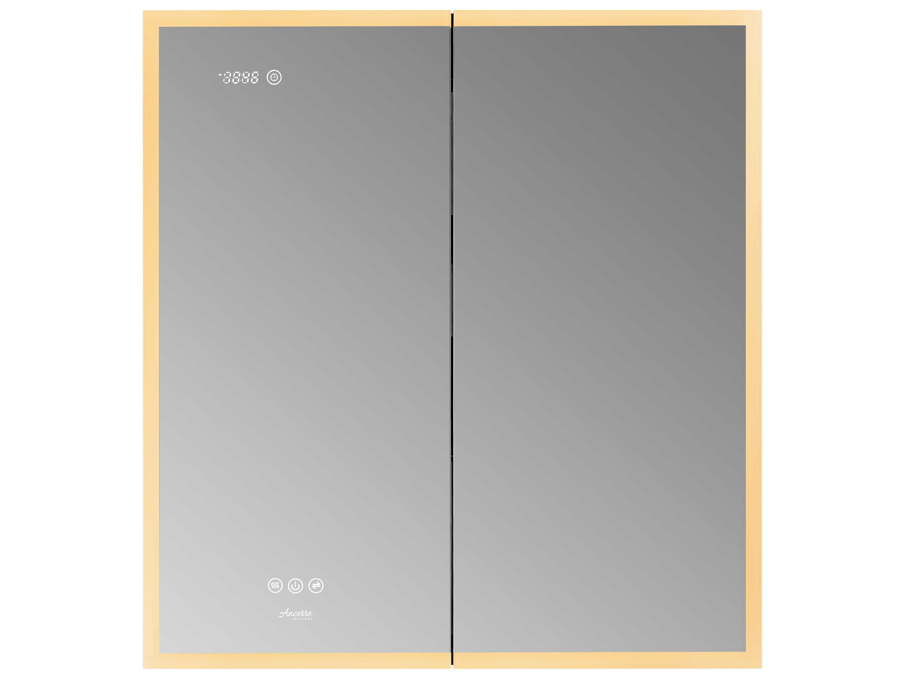 Ancerre Designs Pagani Black Rectangular Wall Mirror