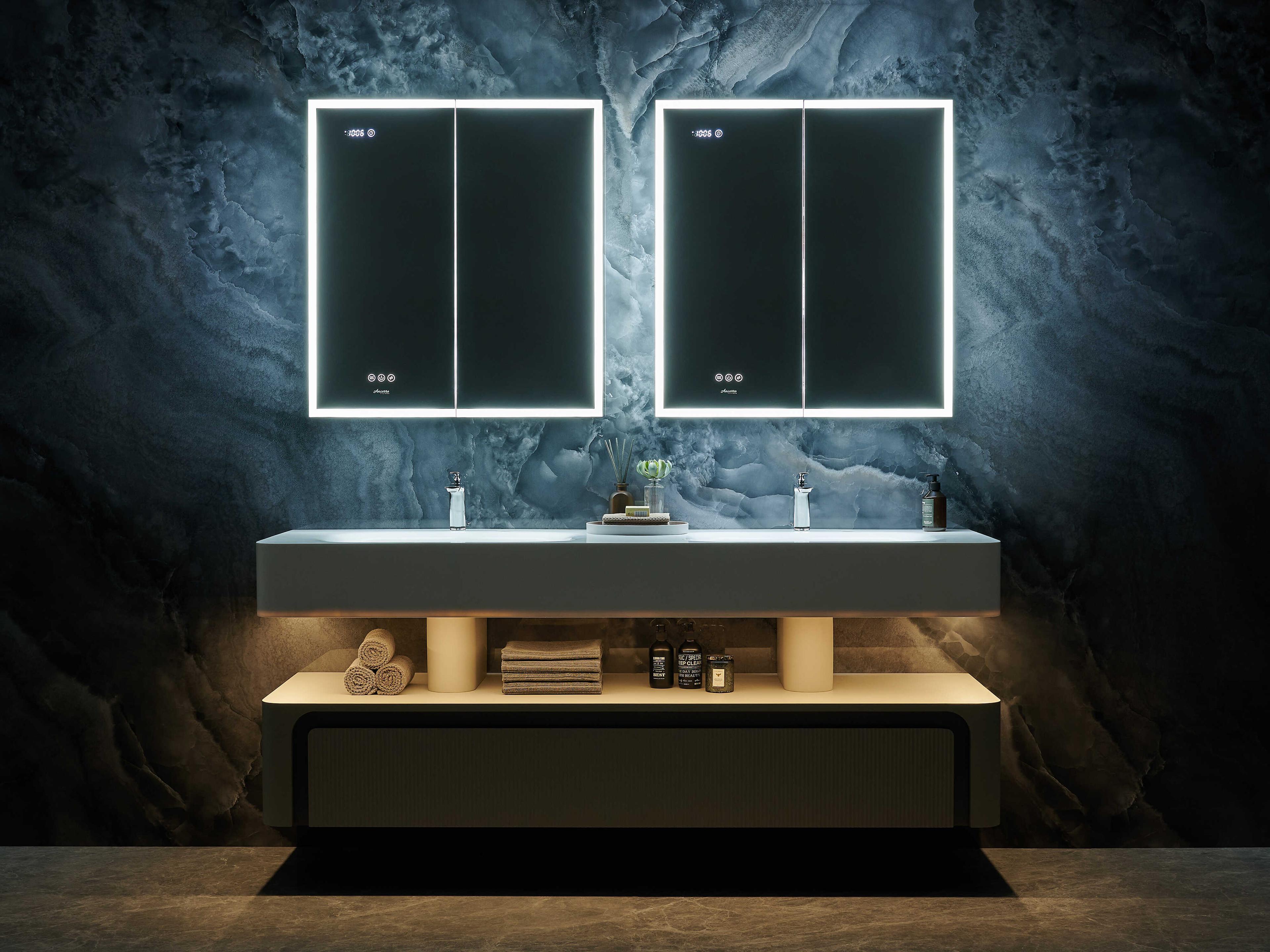 Ancerre Designs Pagani Black Rectangular Wall Mirror