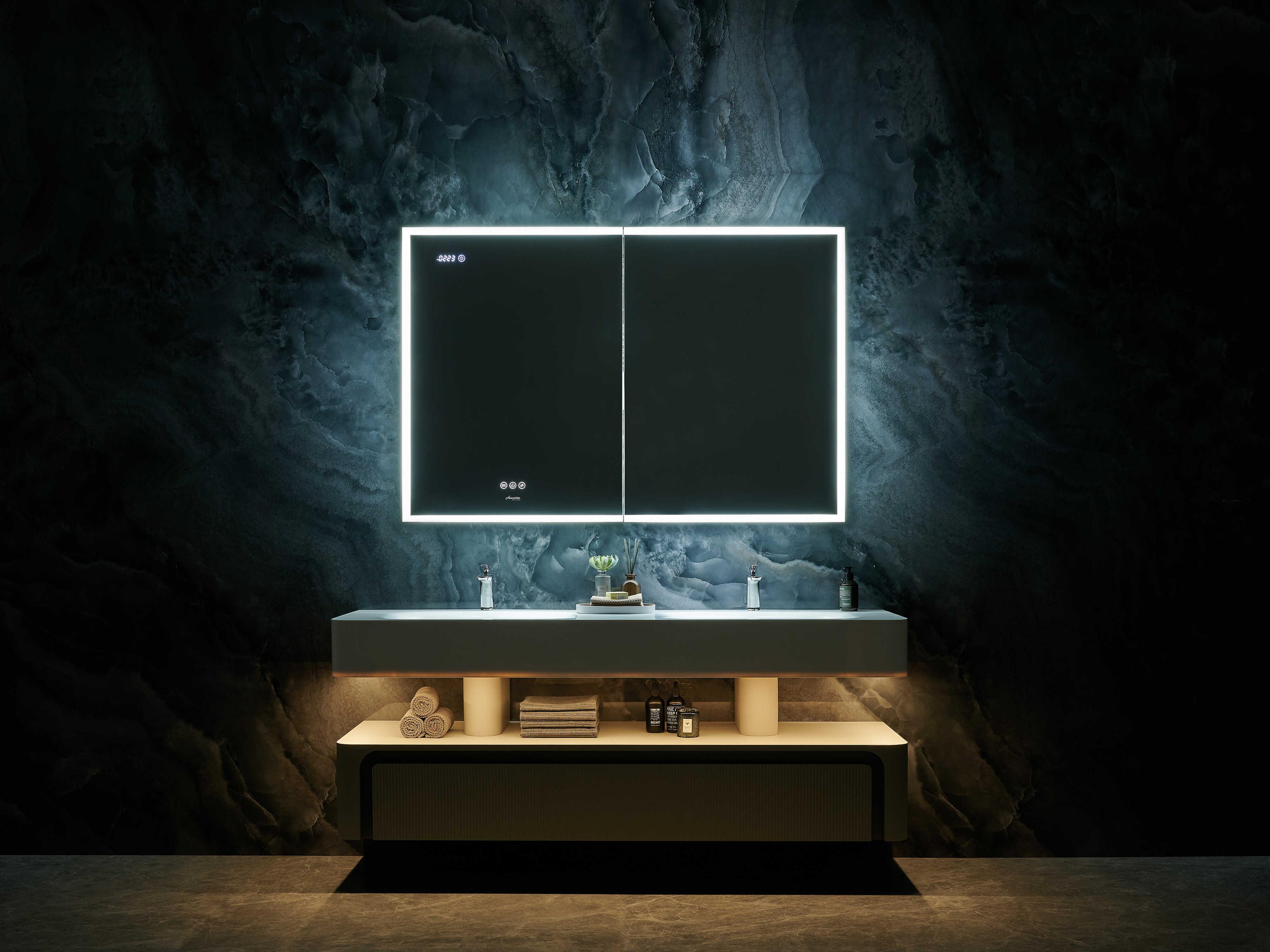 Ancerre Designs Pagani Black Rectangular Wall Mirror