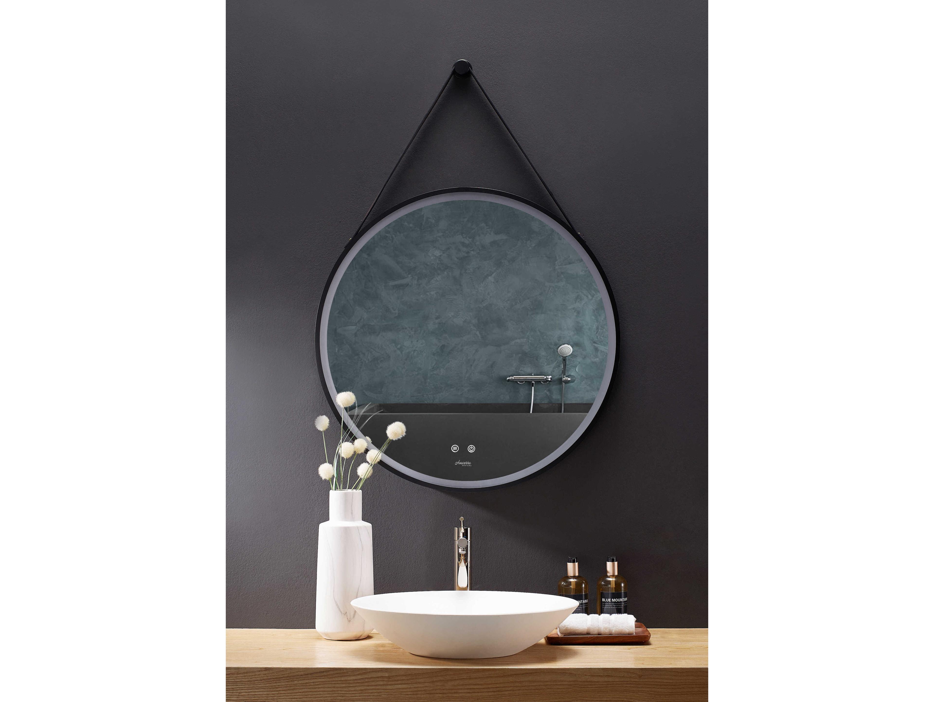 Ancerre Designs Sangle Round Wall Mirror