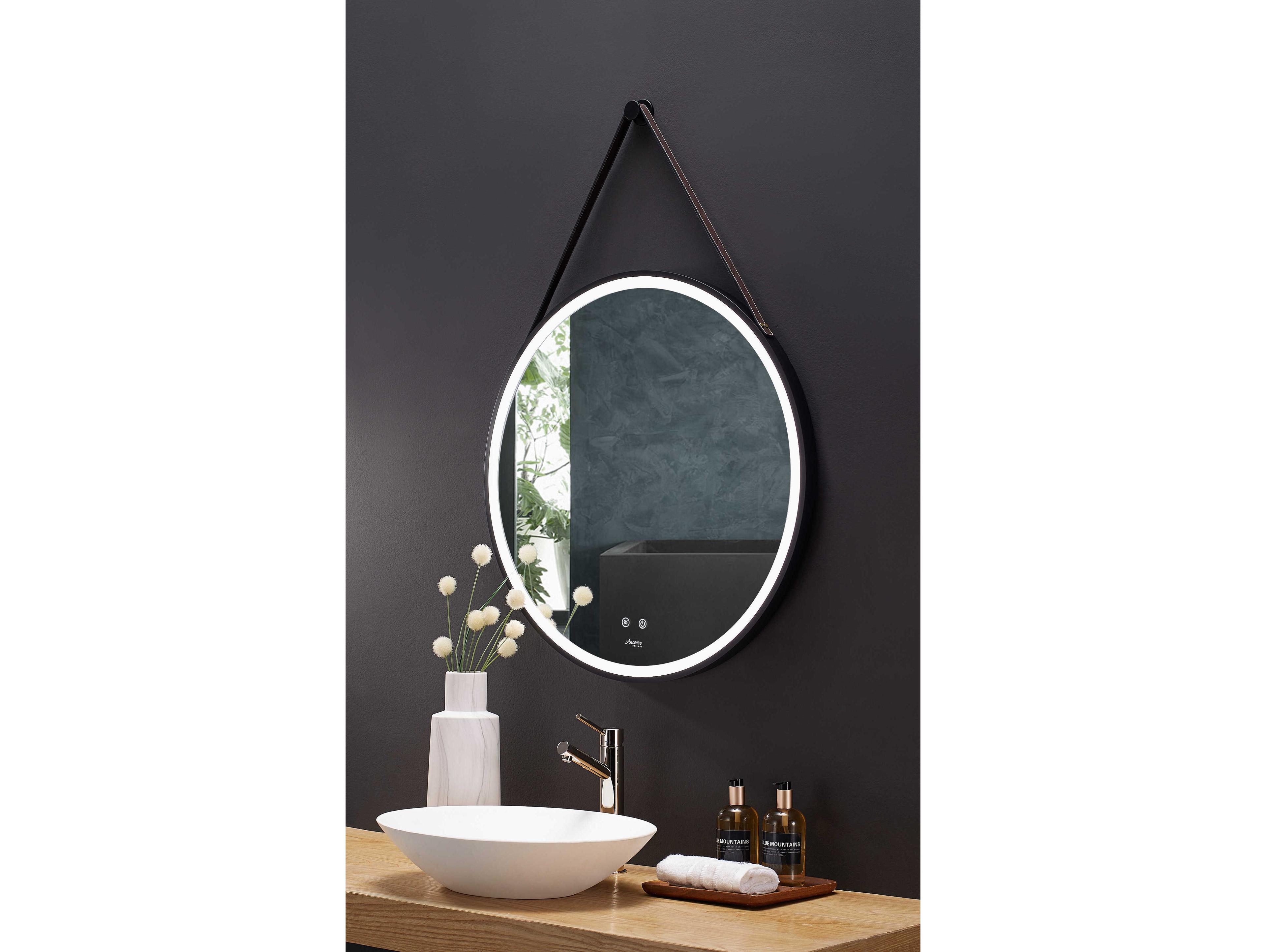 Ancerre Designs Sangle Round Wall Mirror