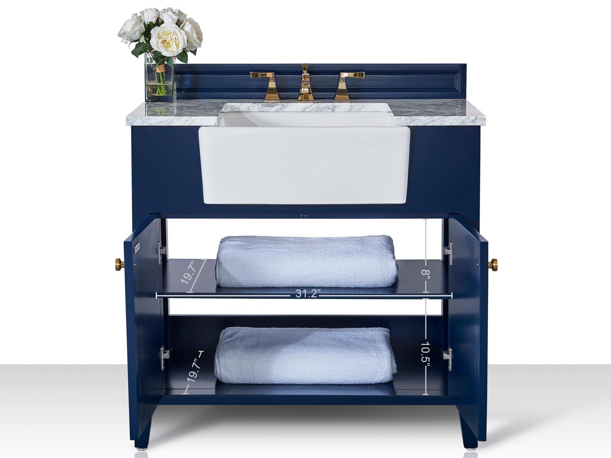 Ancerre Designs Adeline Heritage Blue 36" Vanity