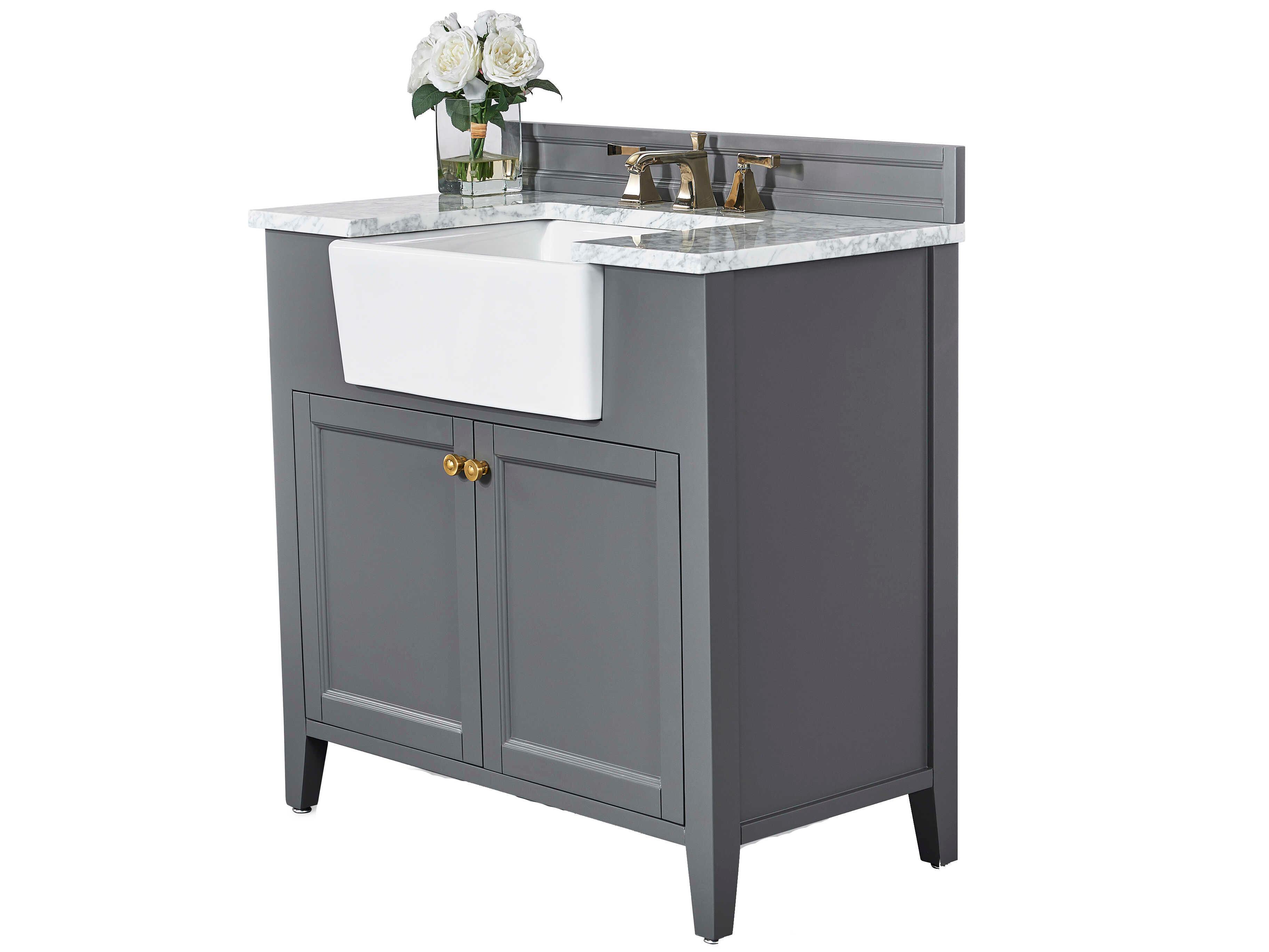 Ancerre Designs Adeline Sapphire Gray 36" Vanity