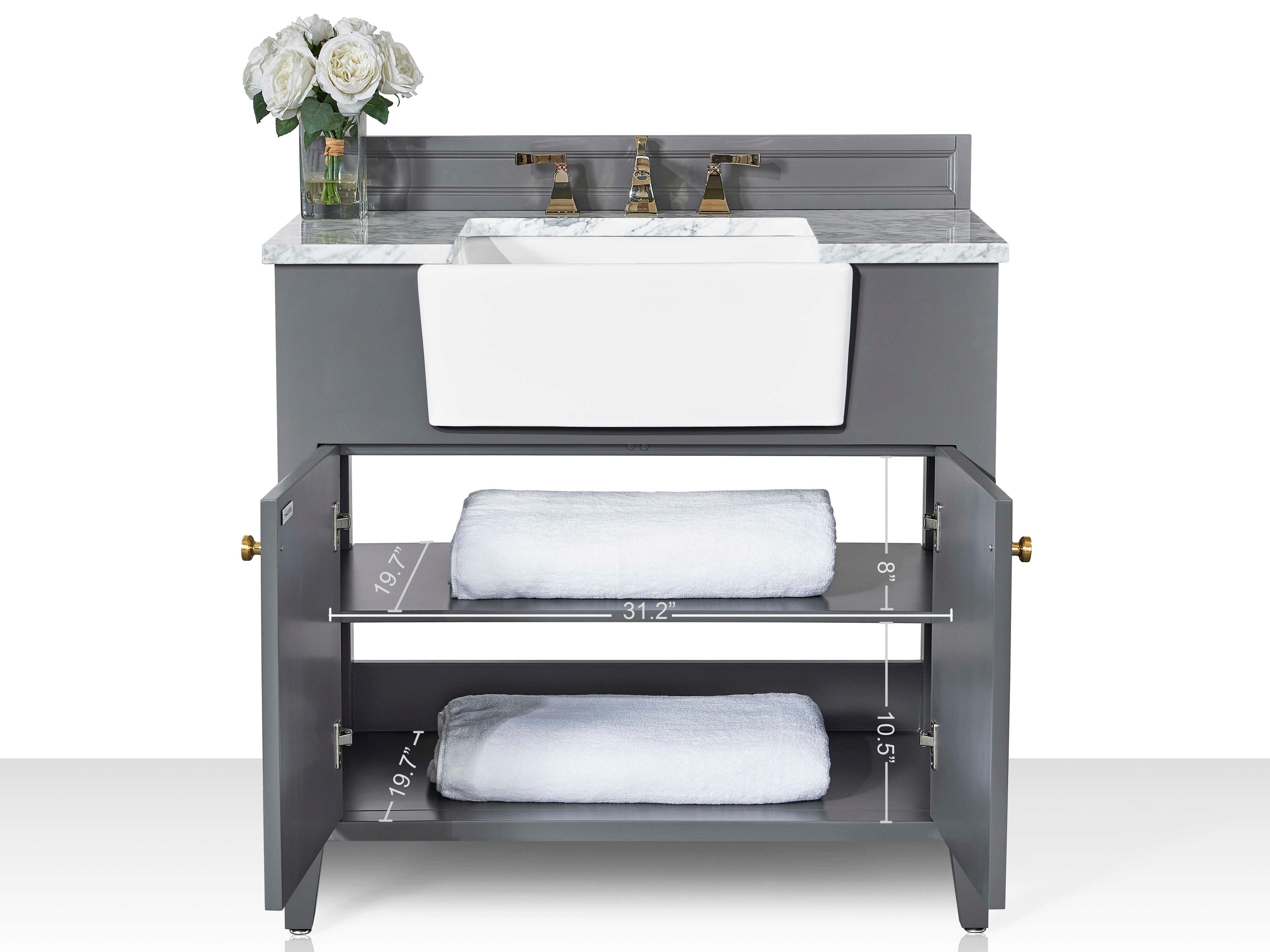 Ancerre Designs Adeline Sapphire Gray 36" Vanity