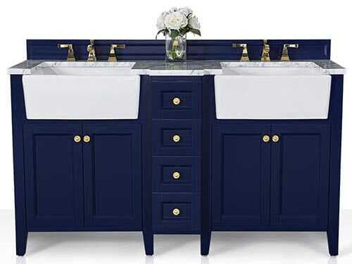 Ancerre Designs Adeline Heritage Blue 60" Vanity