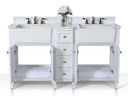 Ancerre Designs Adeline White 60" Vanity