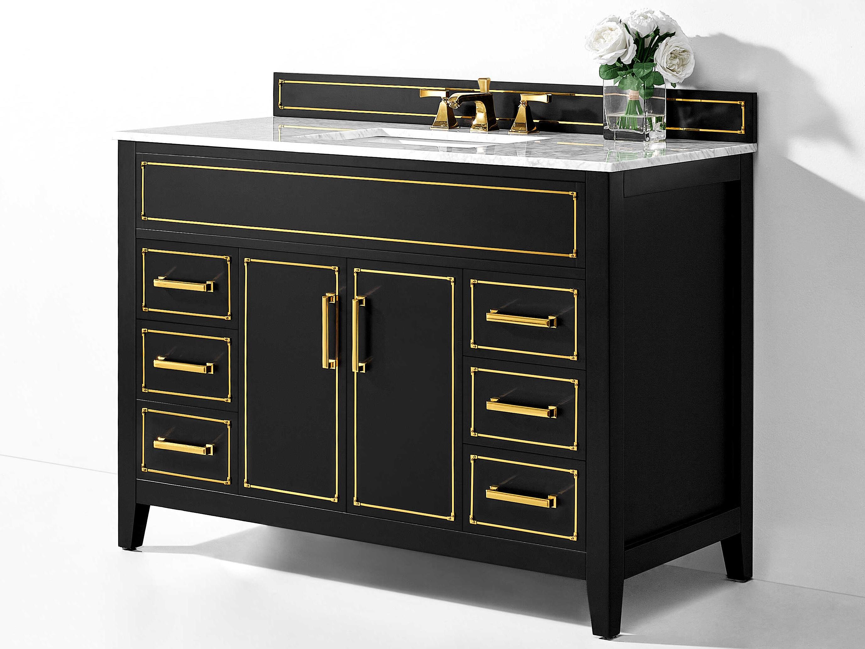 Ancerre Designs Aspen Black Onyx 48" Vanity