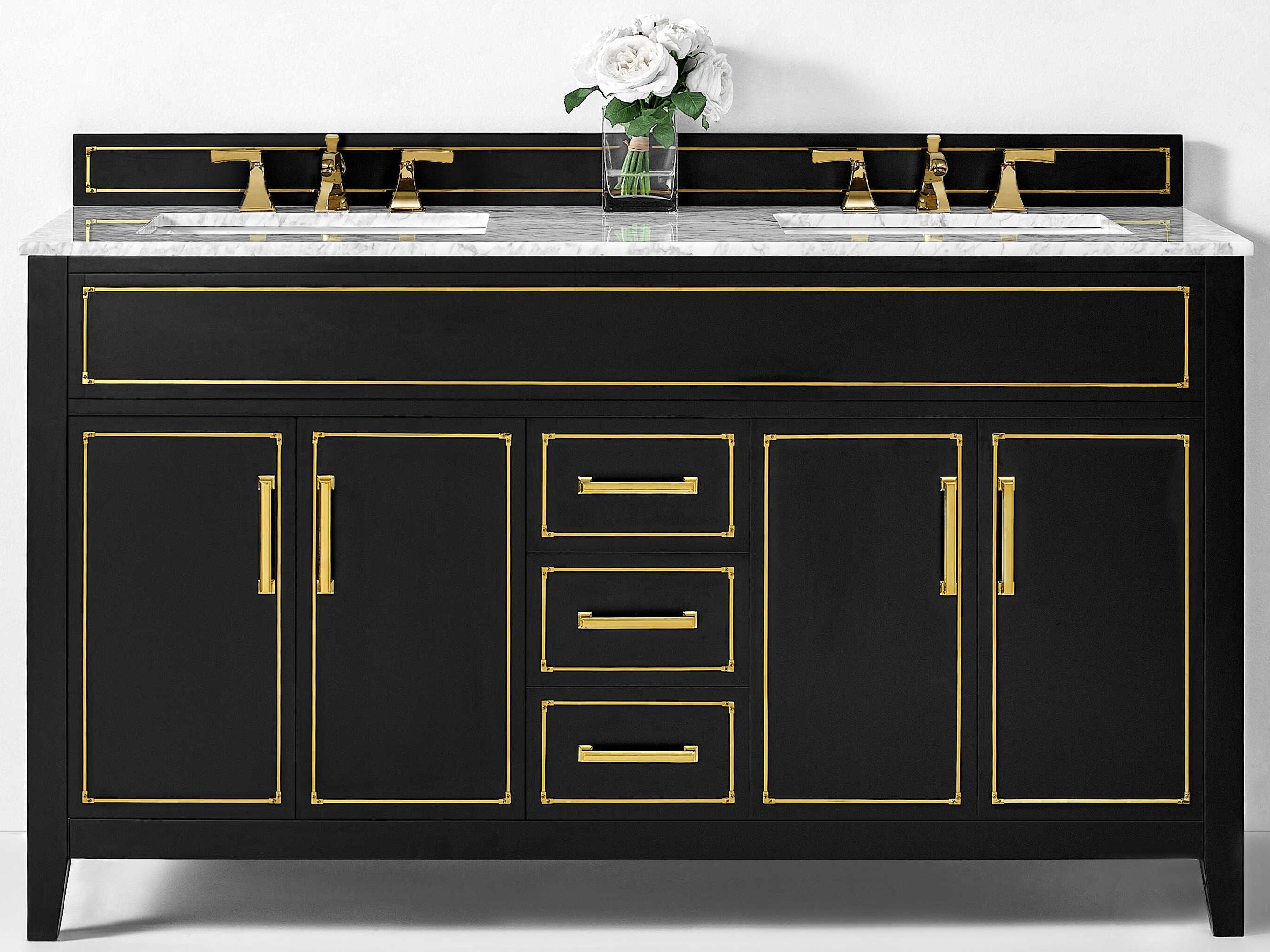 Ancerre Designs Aspen Black Onyx 60" Vanity