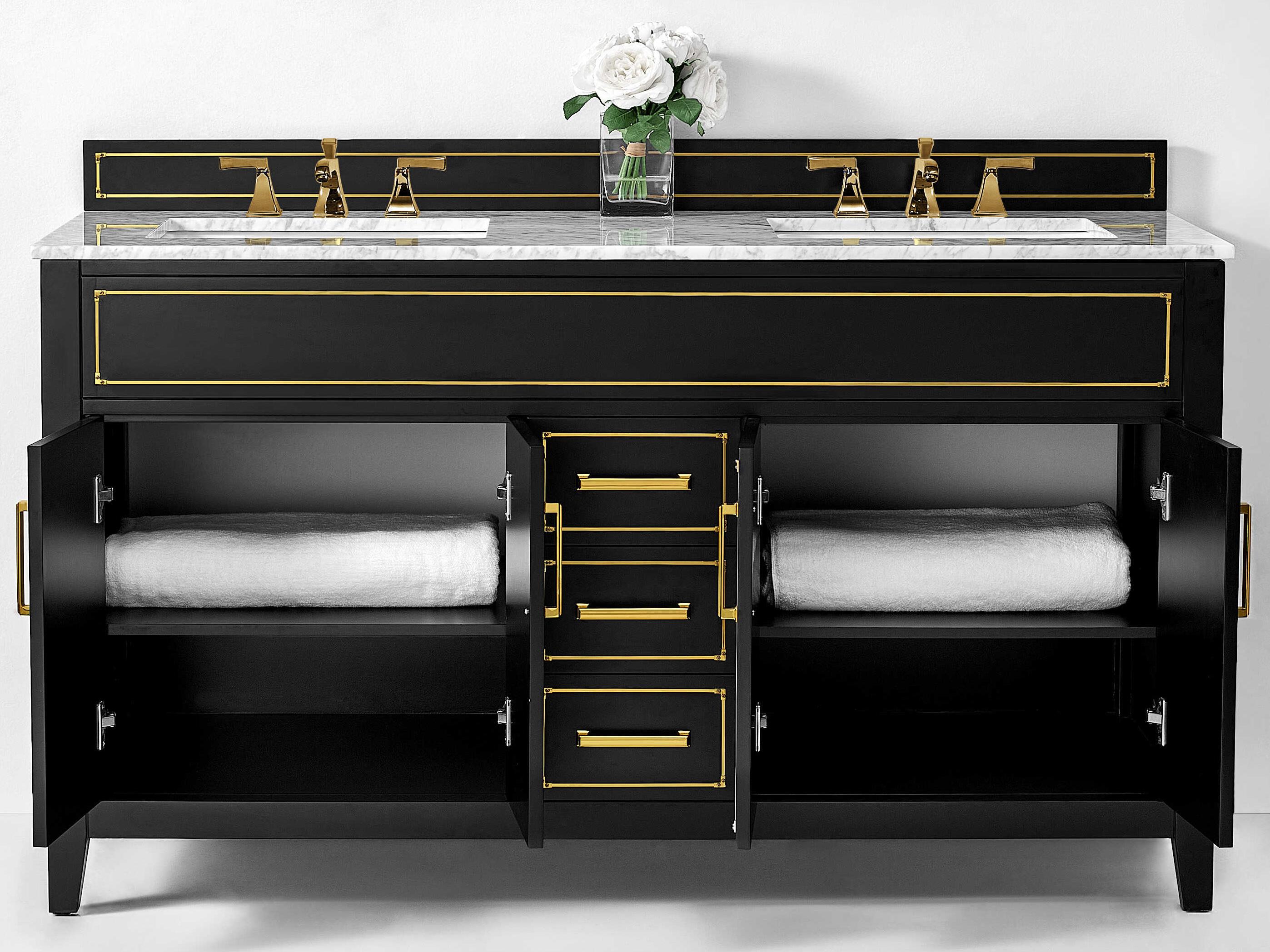 Ancerre Designs Aspen Black Onyx 60" Vanity