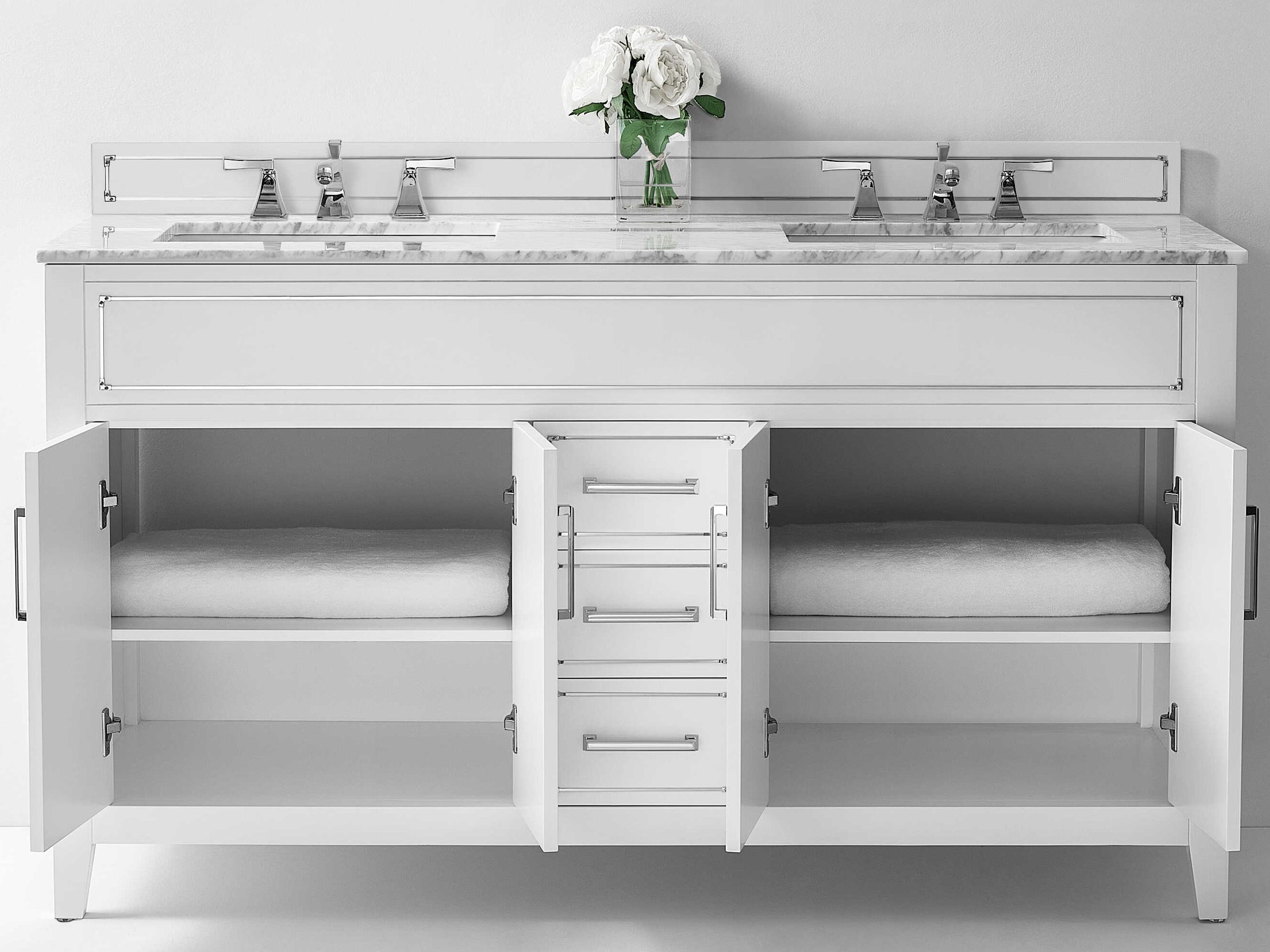 Ancerre Designs Aspen White 60" Vanity