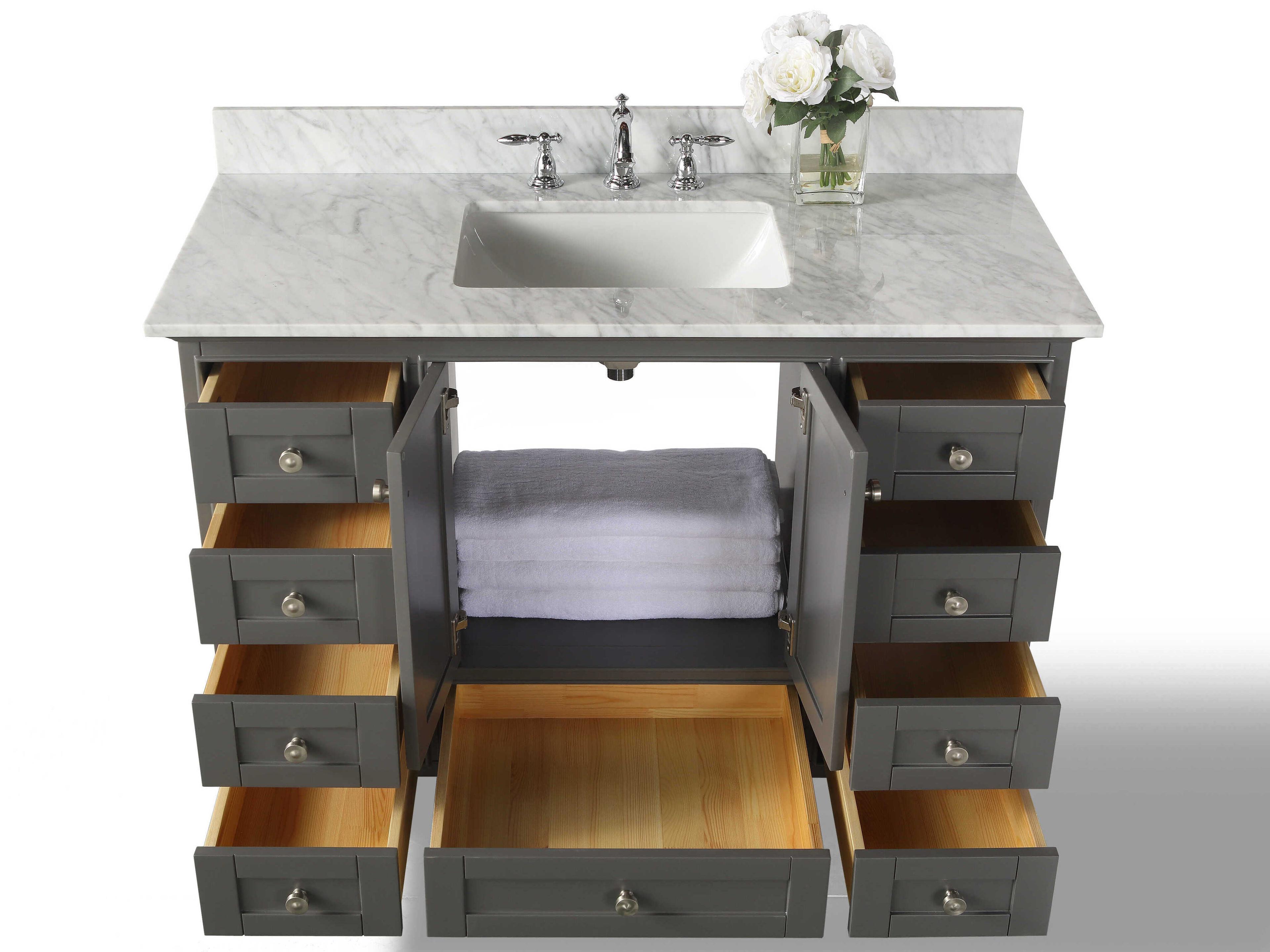 Ancerre Designs Audrey Sapphire Gray 48" Vanity
