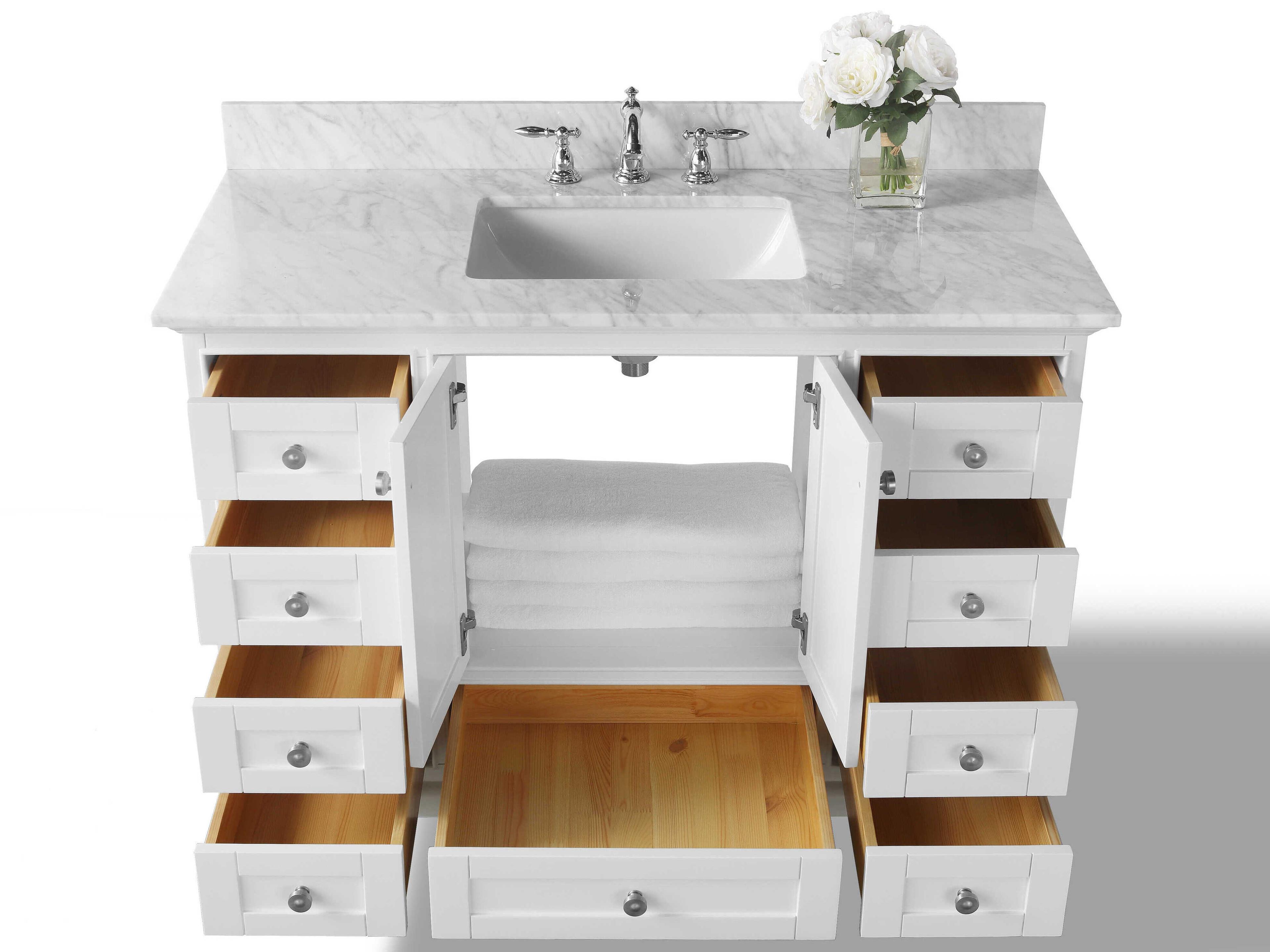 Ancerre Designs Audrey White 48" Vanity