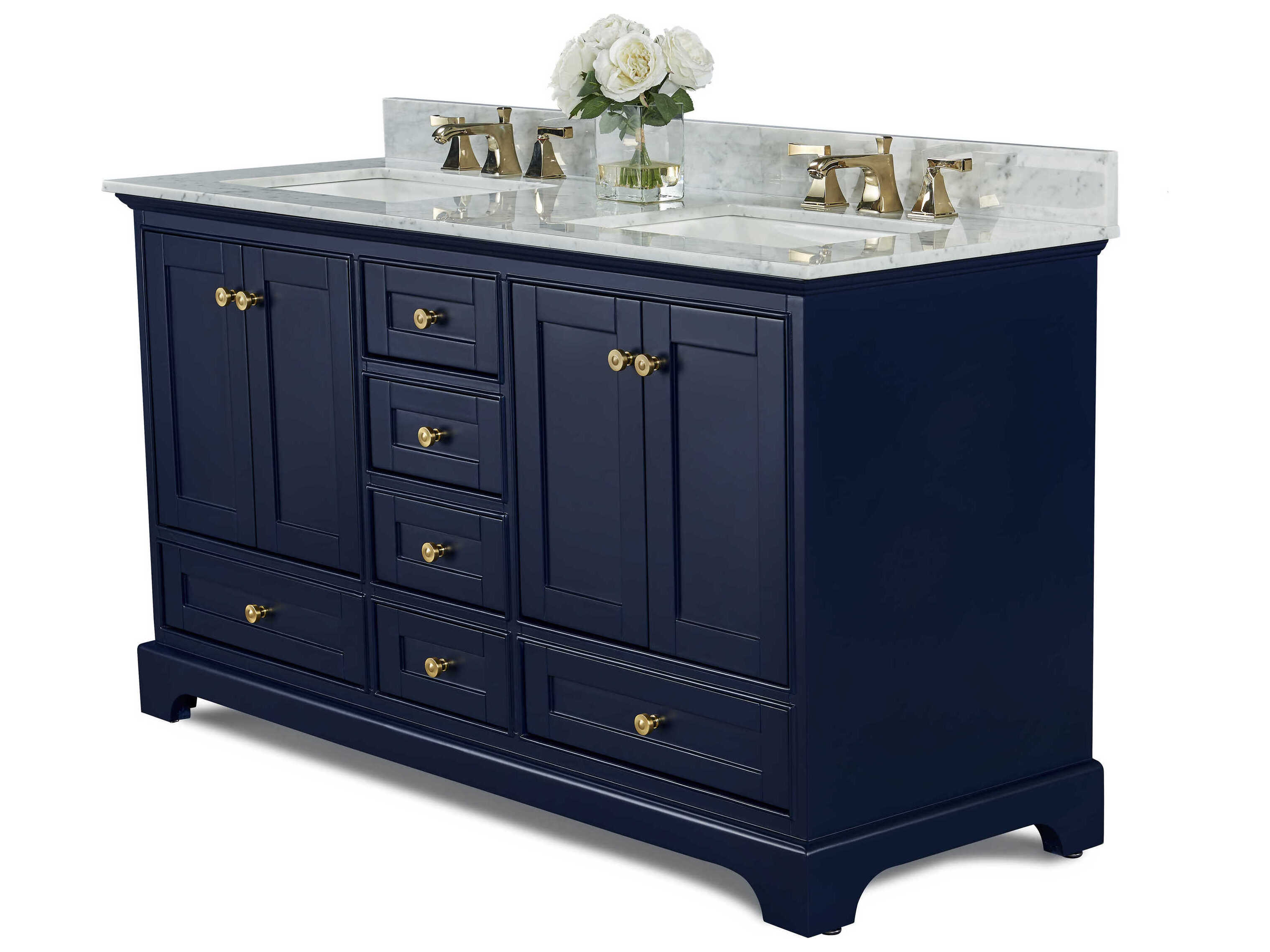 Ancerre Designs Audrey Heritage Blue 60" Vanity
