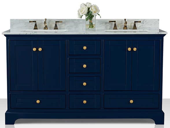 Ancerre Designs Audrey Heritage Blue 60" Vanity
