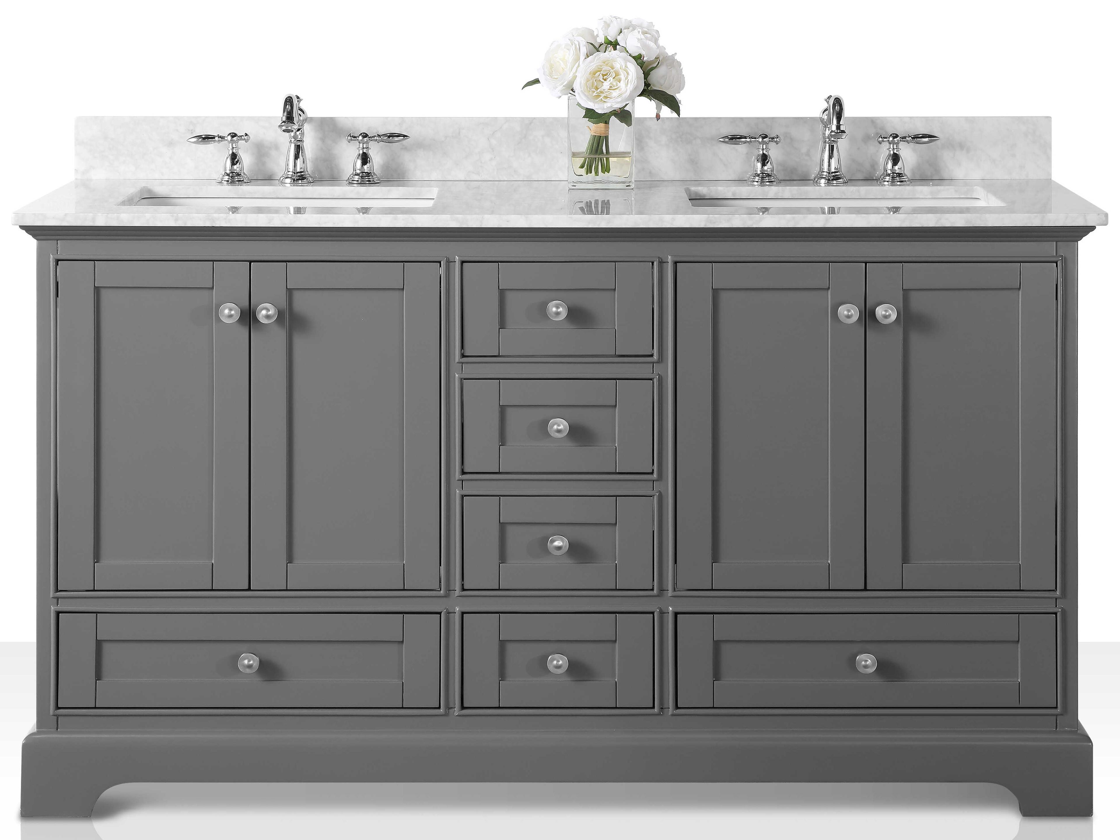 Ancerre Designs Audrey Sapphire Gray 60" Vanity
