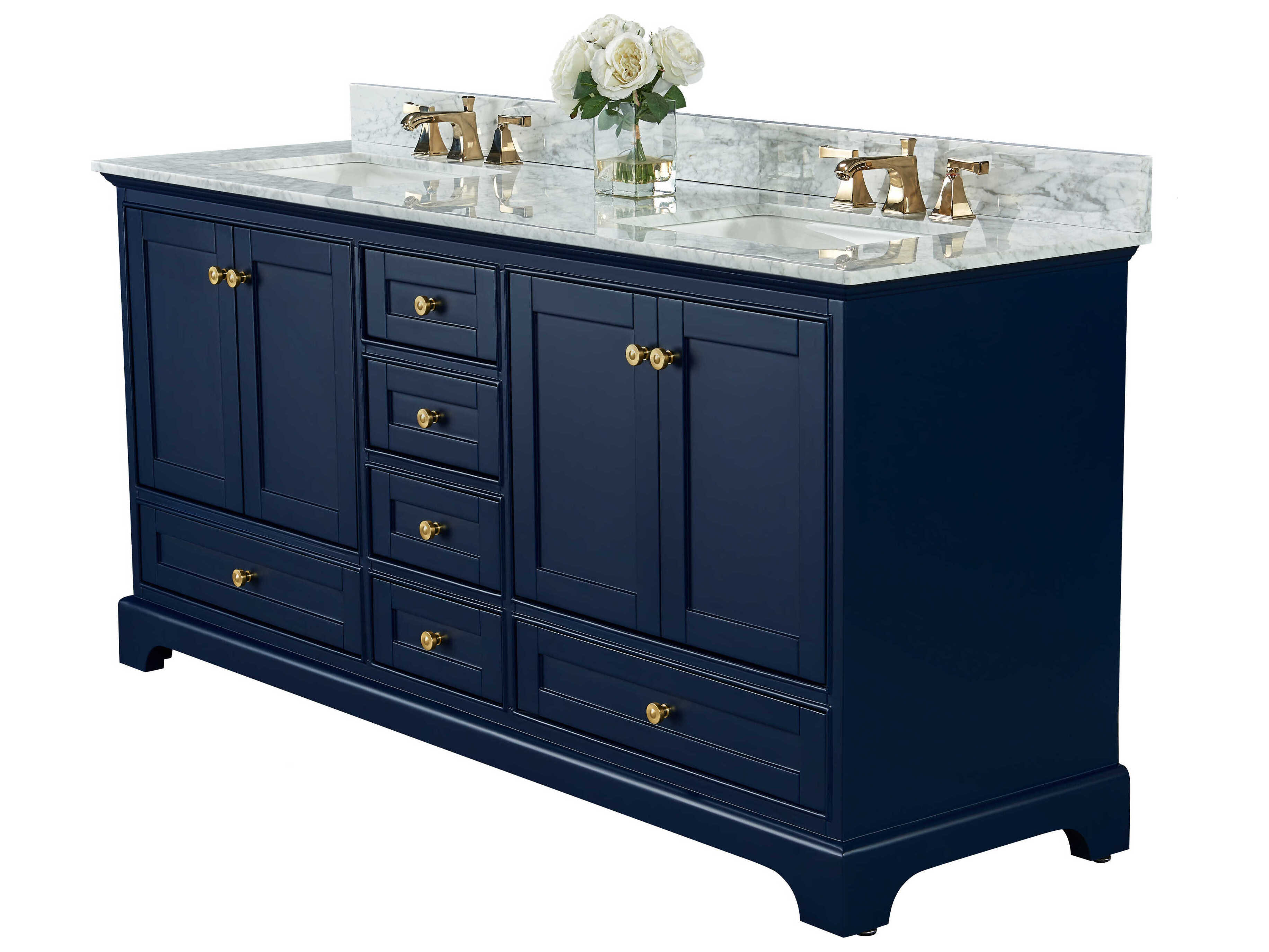 Ancerre Designs Audrey Heritage Blue 66" Vanity