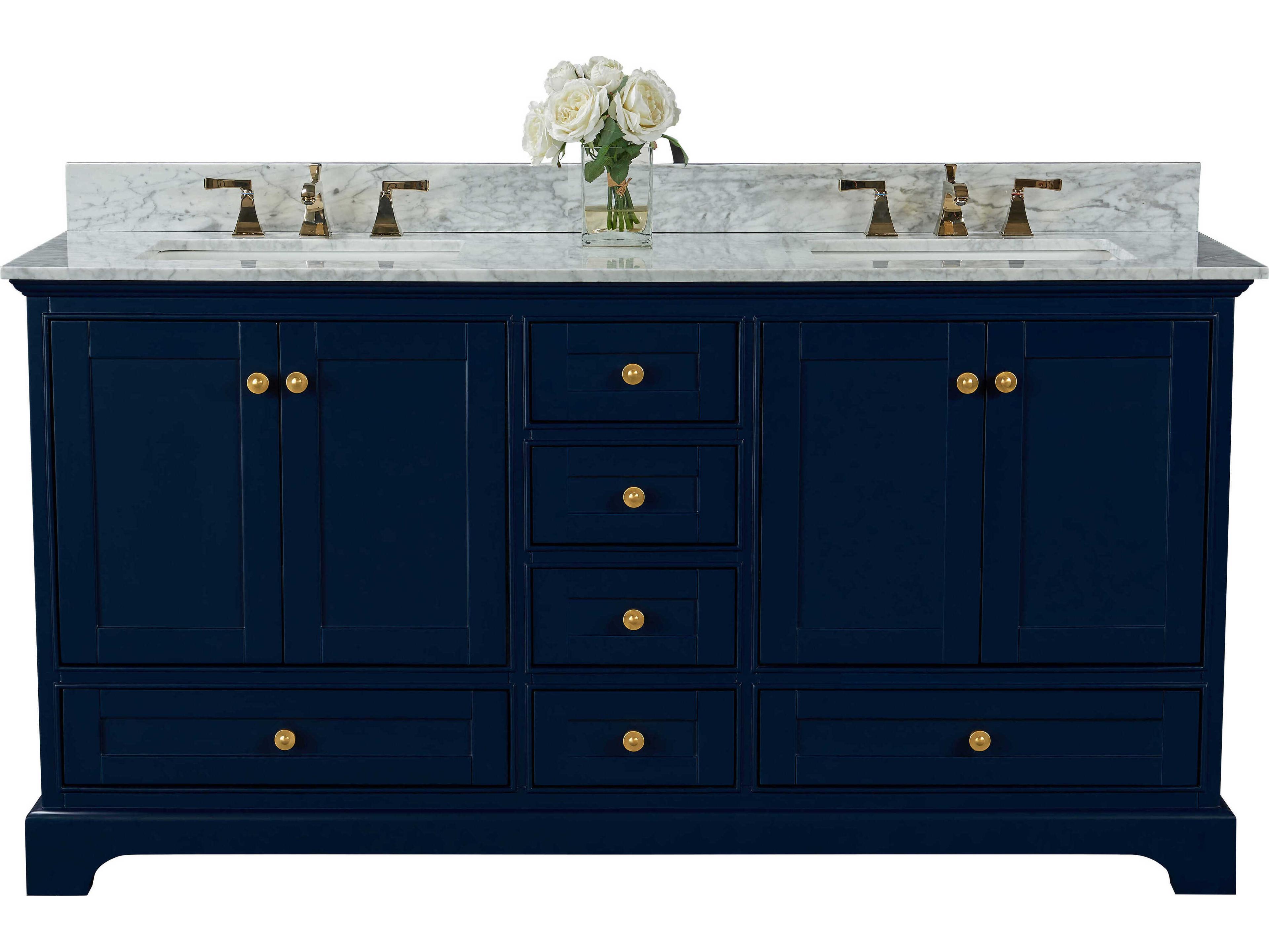 Ancerre Designs Audrey Heritage Blue 66" Vanity