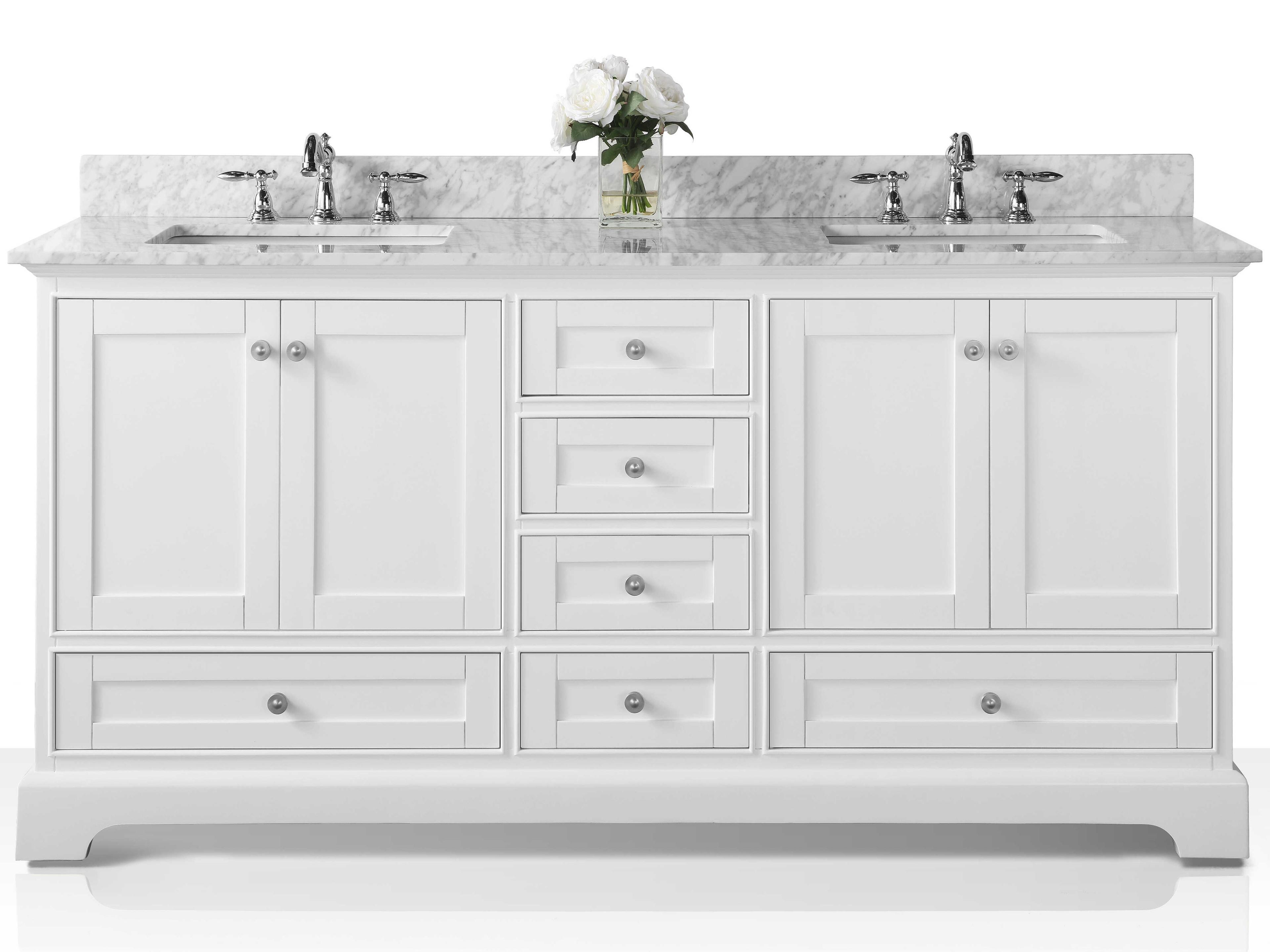 Ancerre Designs Audrey White 72" Vanity