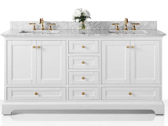 Ancerre Designs Audrey White 72" Vanity