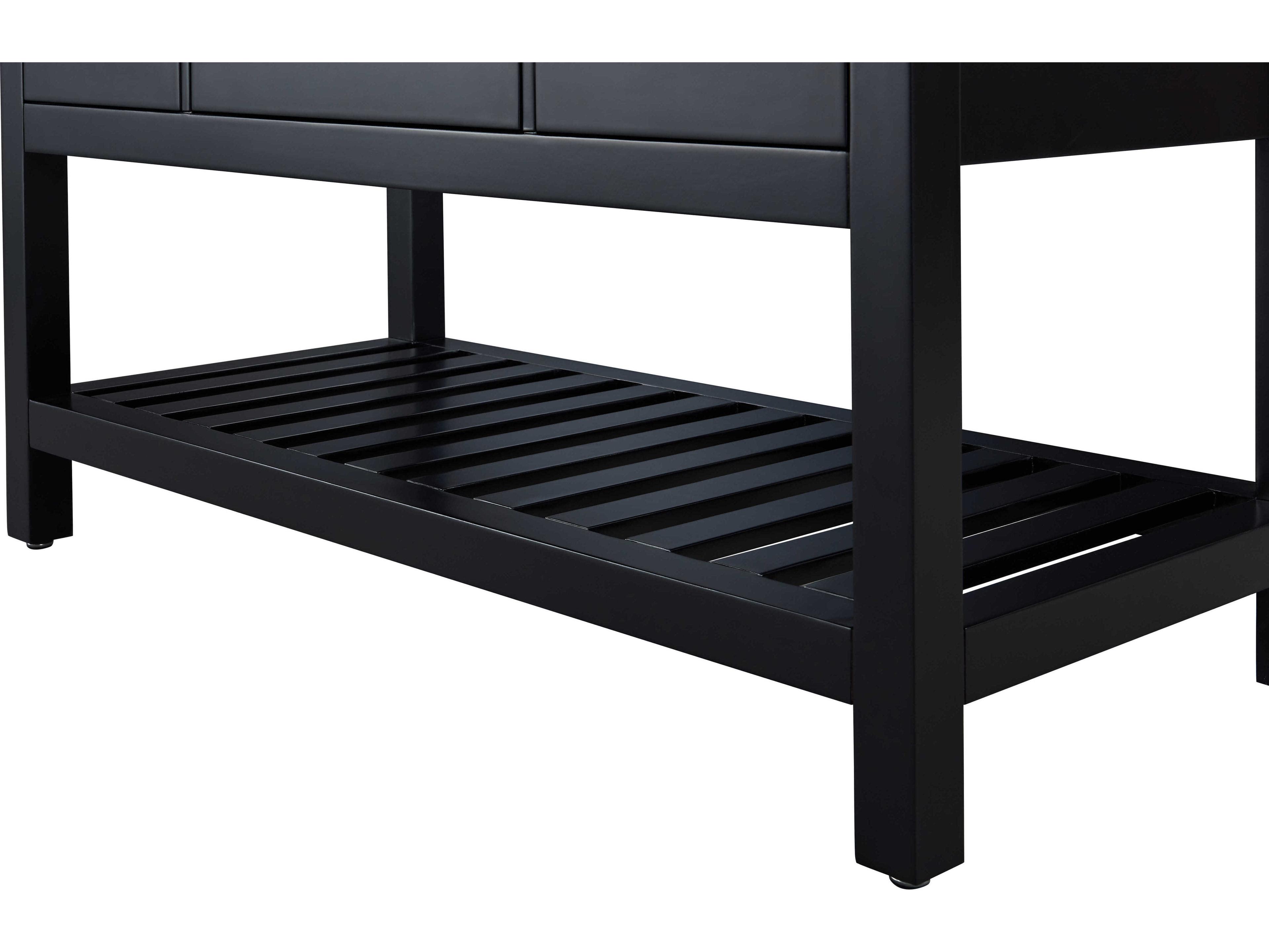 Ancerre Designs Elizabeth Black Onyx 36" Vanity