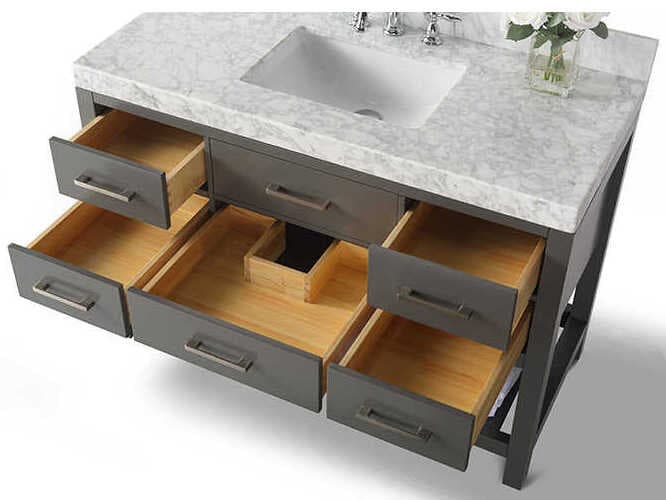 Ancerre Designs Elizabeth Sapphire Gray 48" Vanity