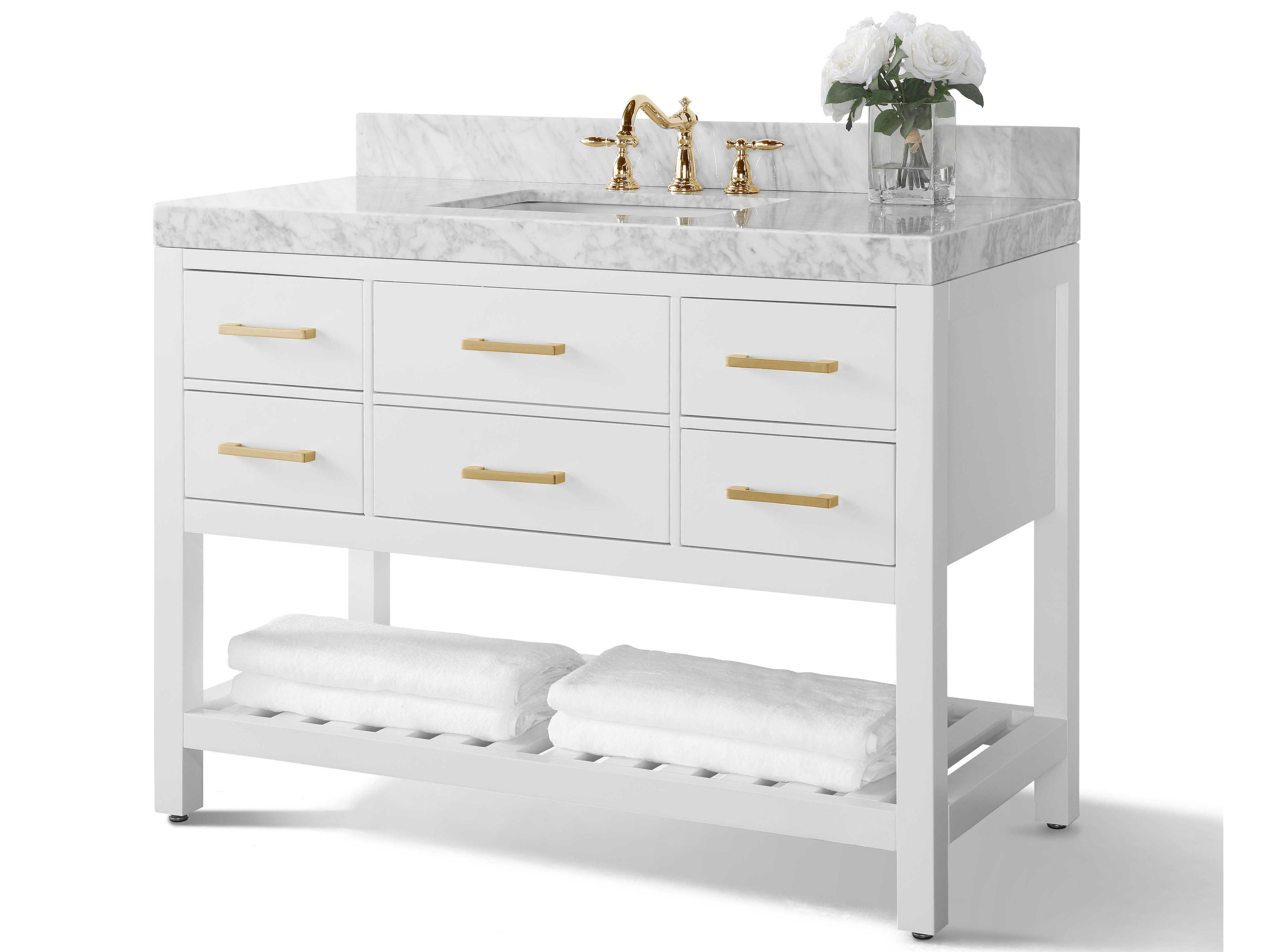 Ancerre Designs Elizabeth White 48" Vanity