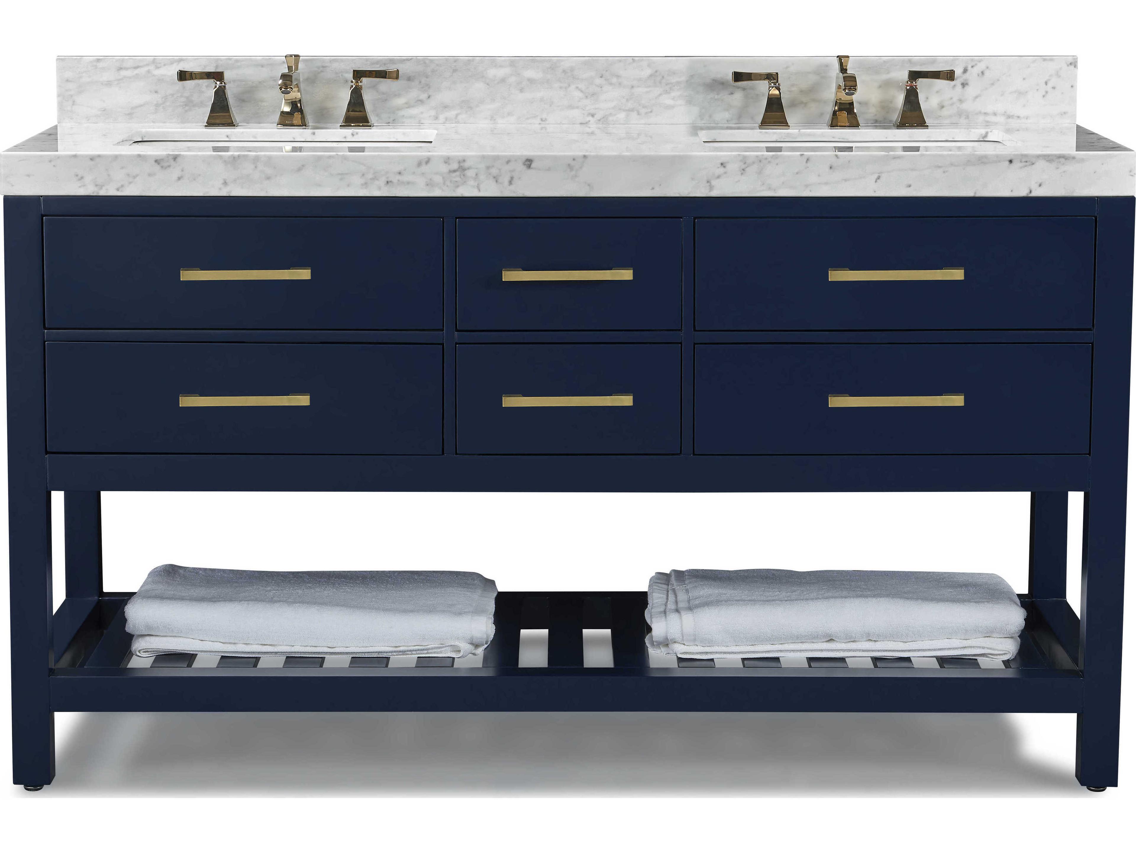 Ancerre Designs Elizabeth Heritage Blue 60" Vanity