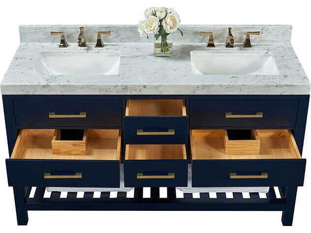 Ancerre Designs Elizabeth Heritage Blue 60" Vanity