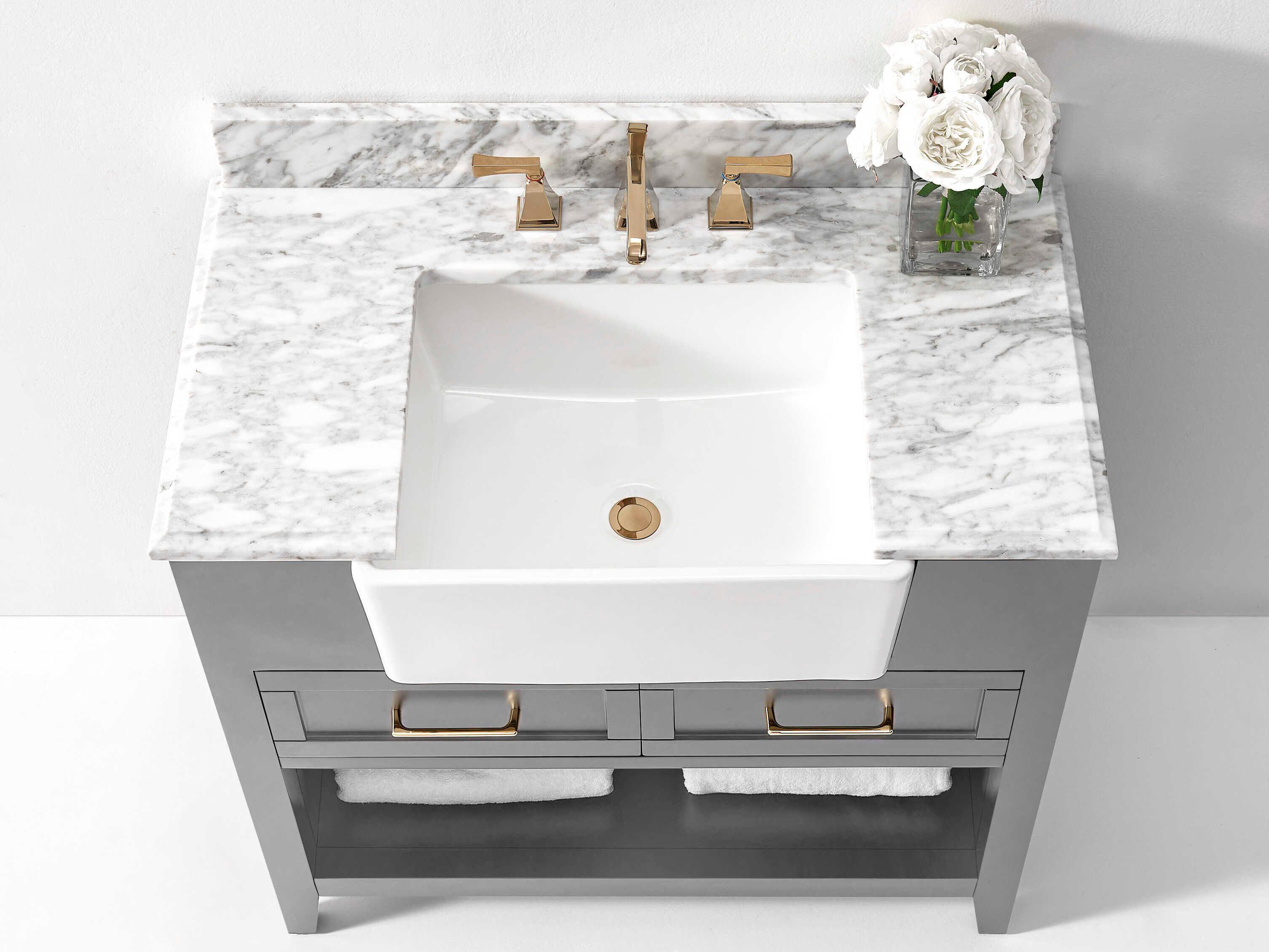 Ancerre Designs Hayley Sea Cloud Gray 36" Vanity