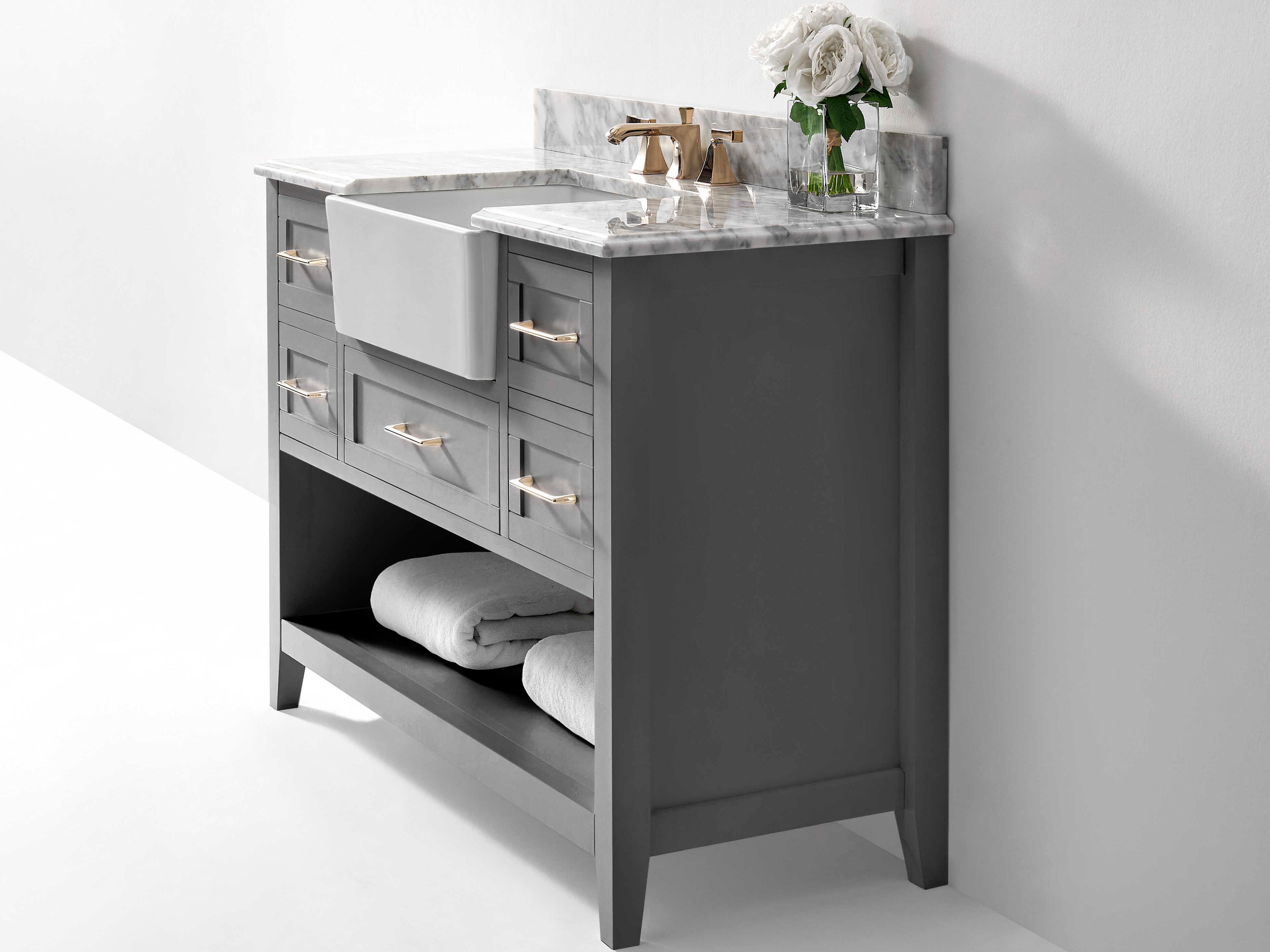 Ancerre Designs Hayley Sea Cloud Gray 48" Vanity