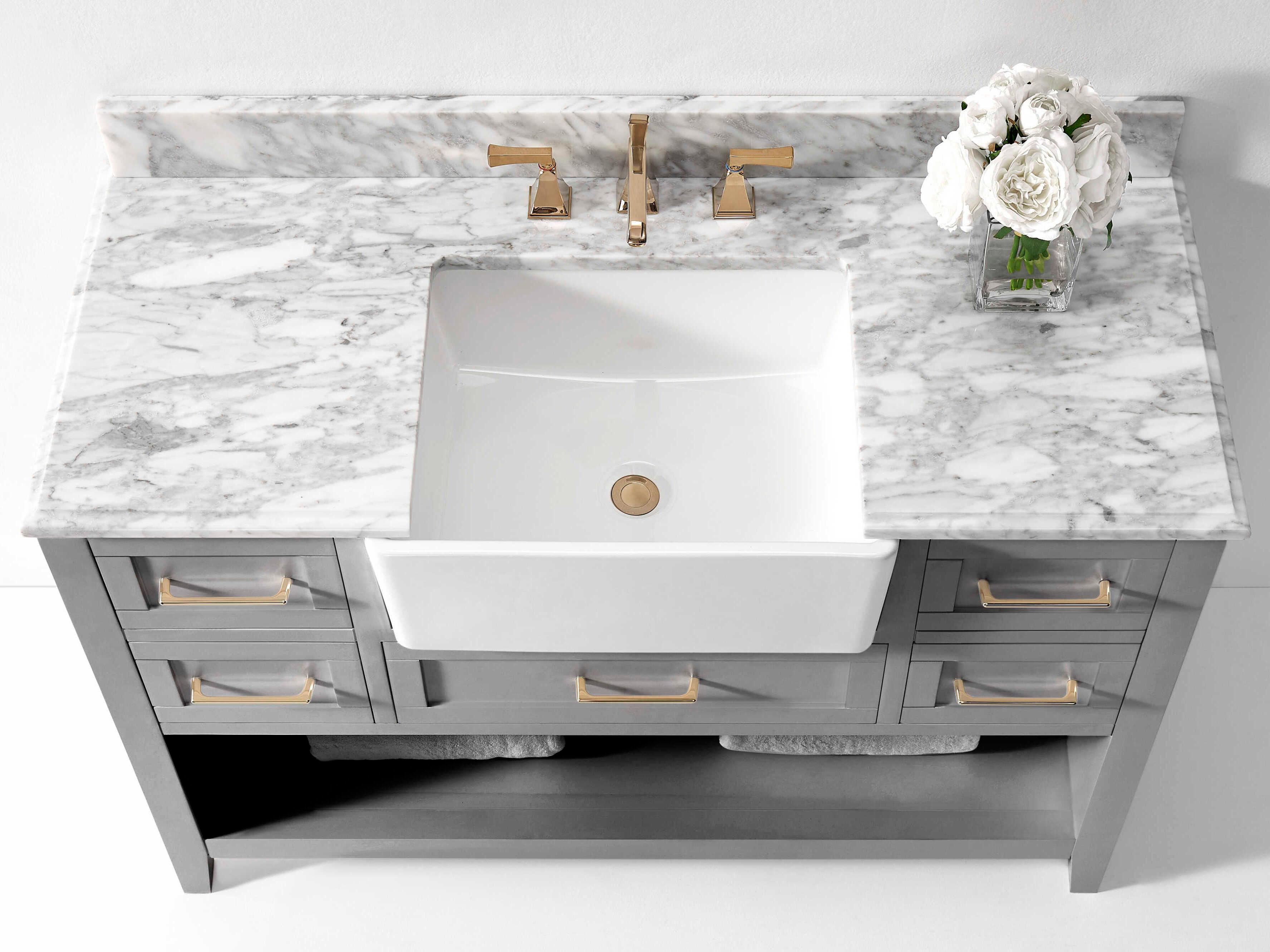 Ancerre Designs Hayley Sea Cloud Gray 48" Vanity