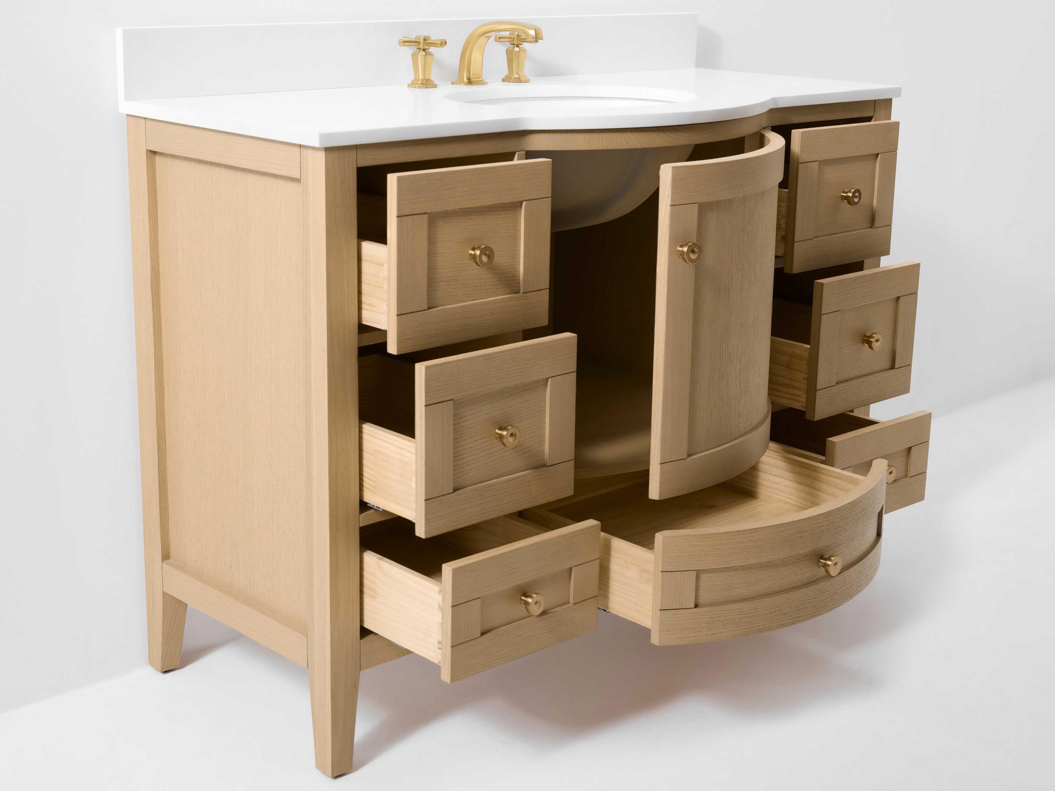 Ancerre Designs Lauren Oak 42" Vanity