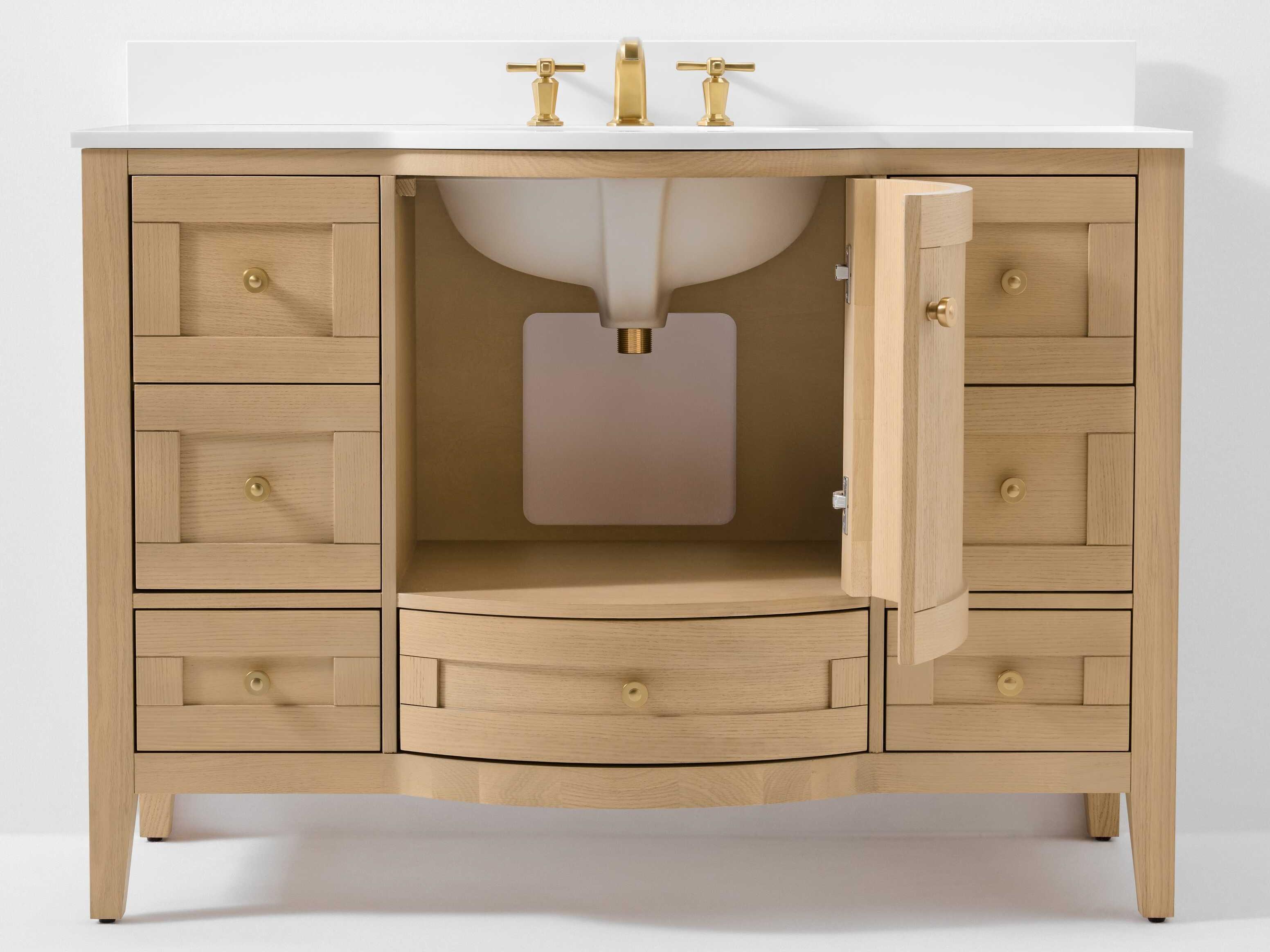 Ancerre Designs Lauren Oak 42" Vanity