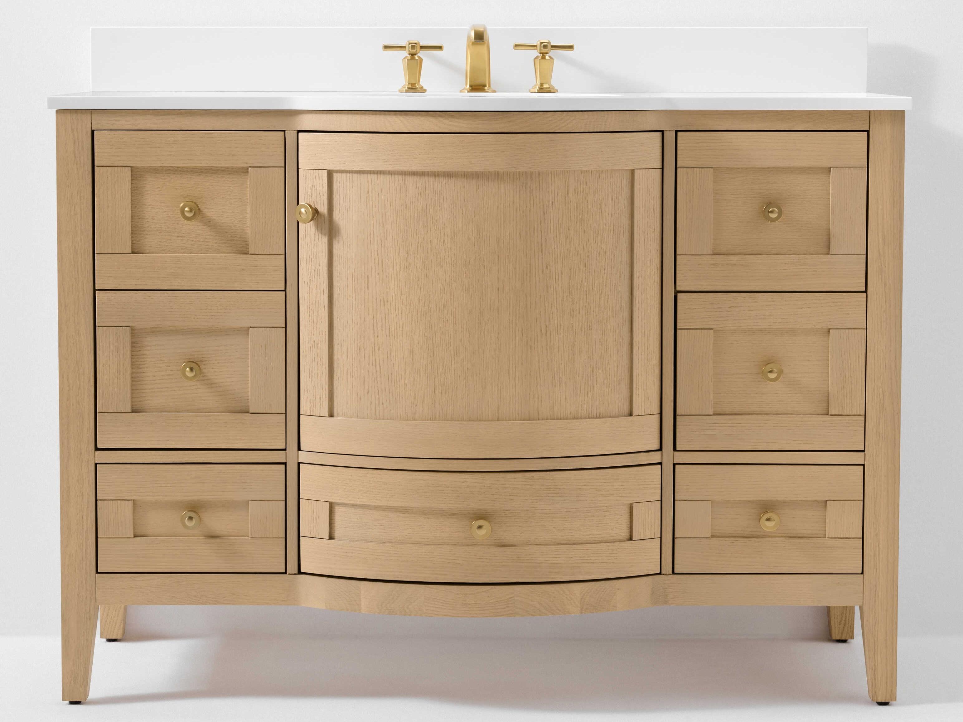 Ancerre Designs Lauren Oak 48" Vanity