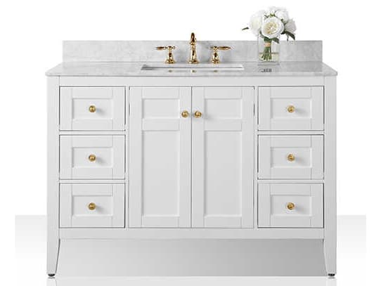 Ancerre Designs Maili White 48" Vanity