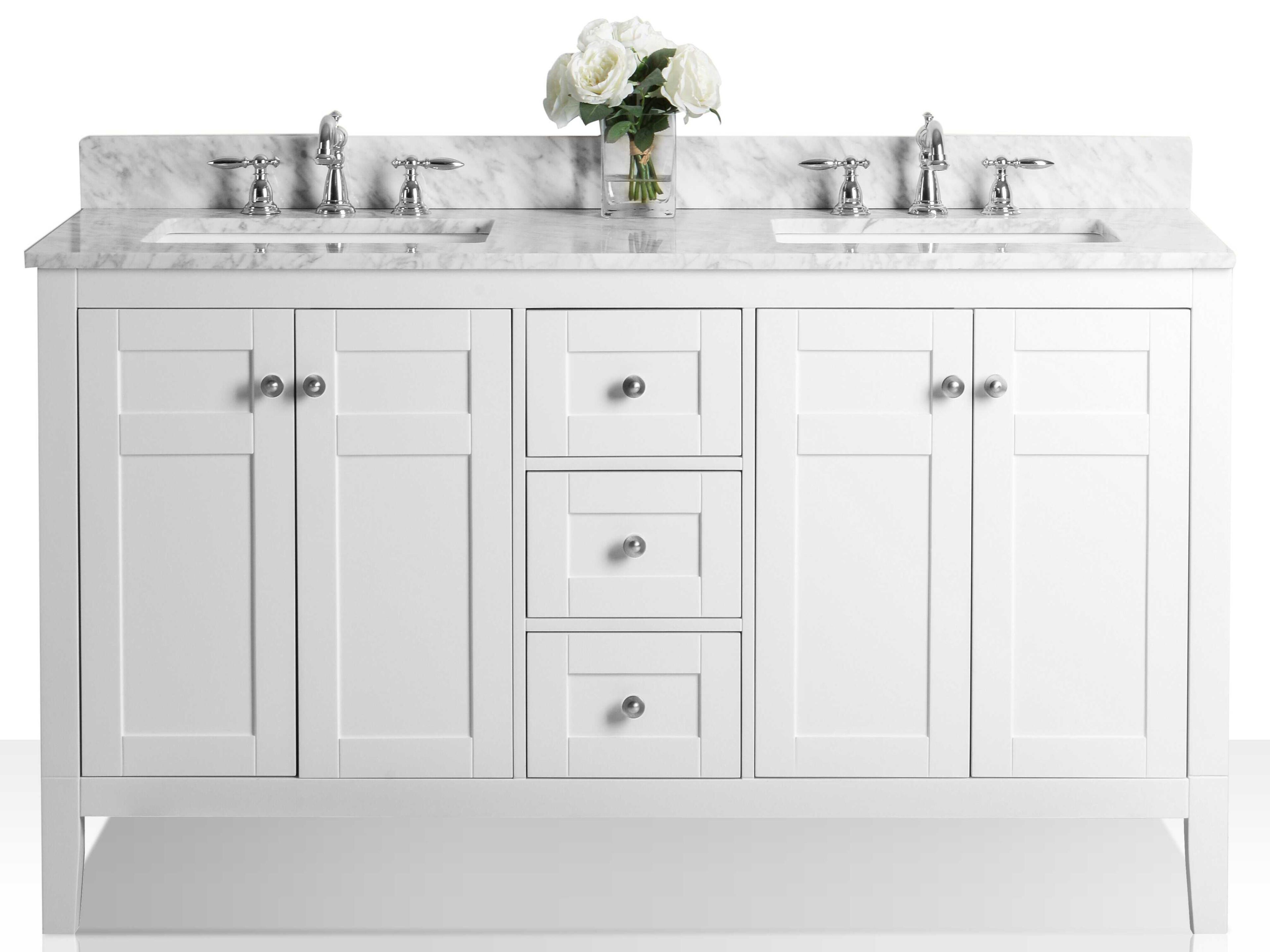 Ancerre Designs Maili White 60" Vanity