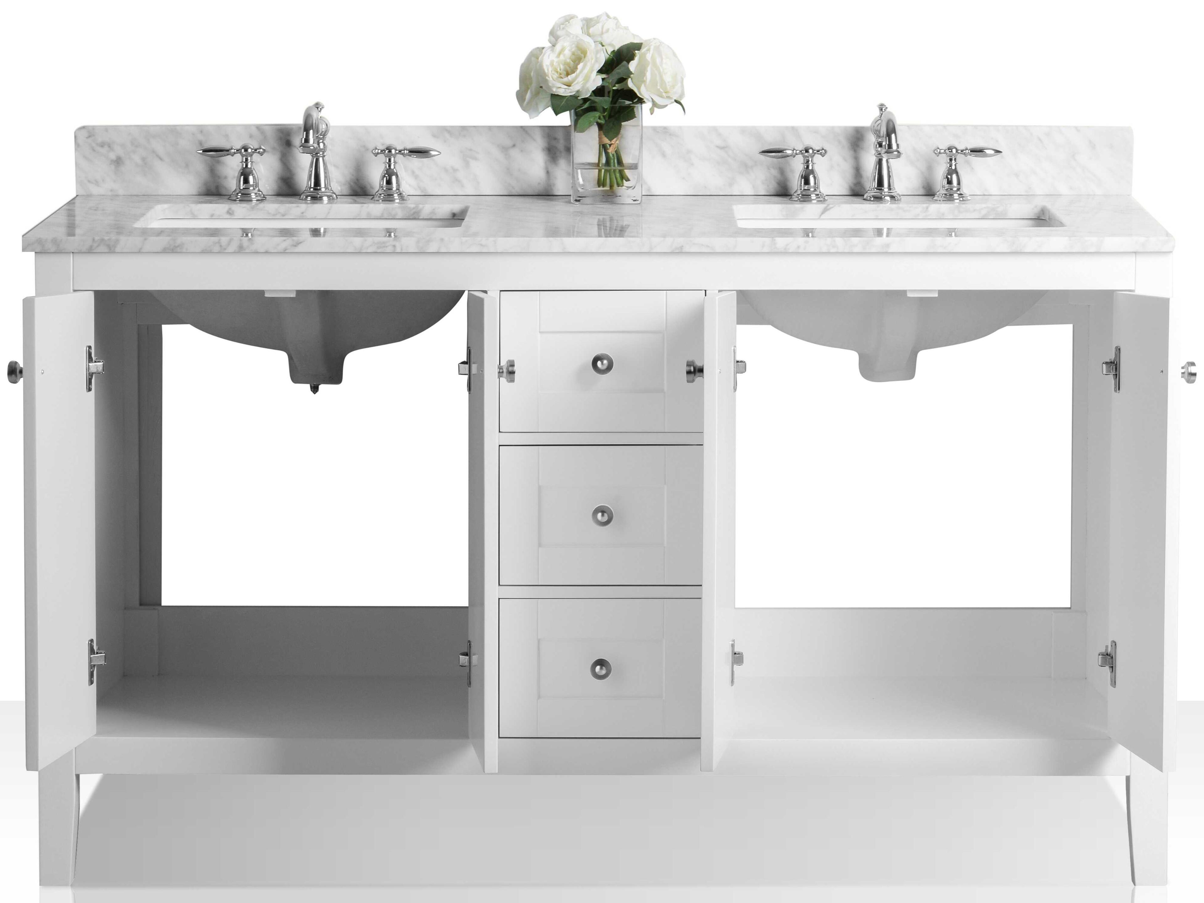 Ancerre Designs Maili White 60" Vanity