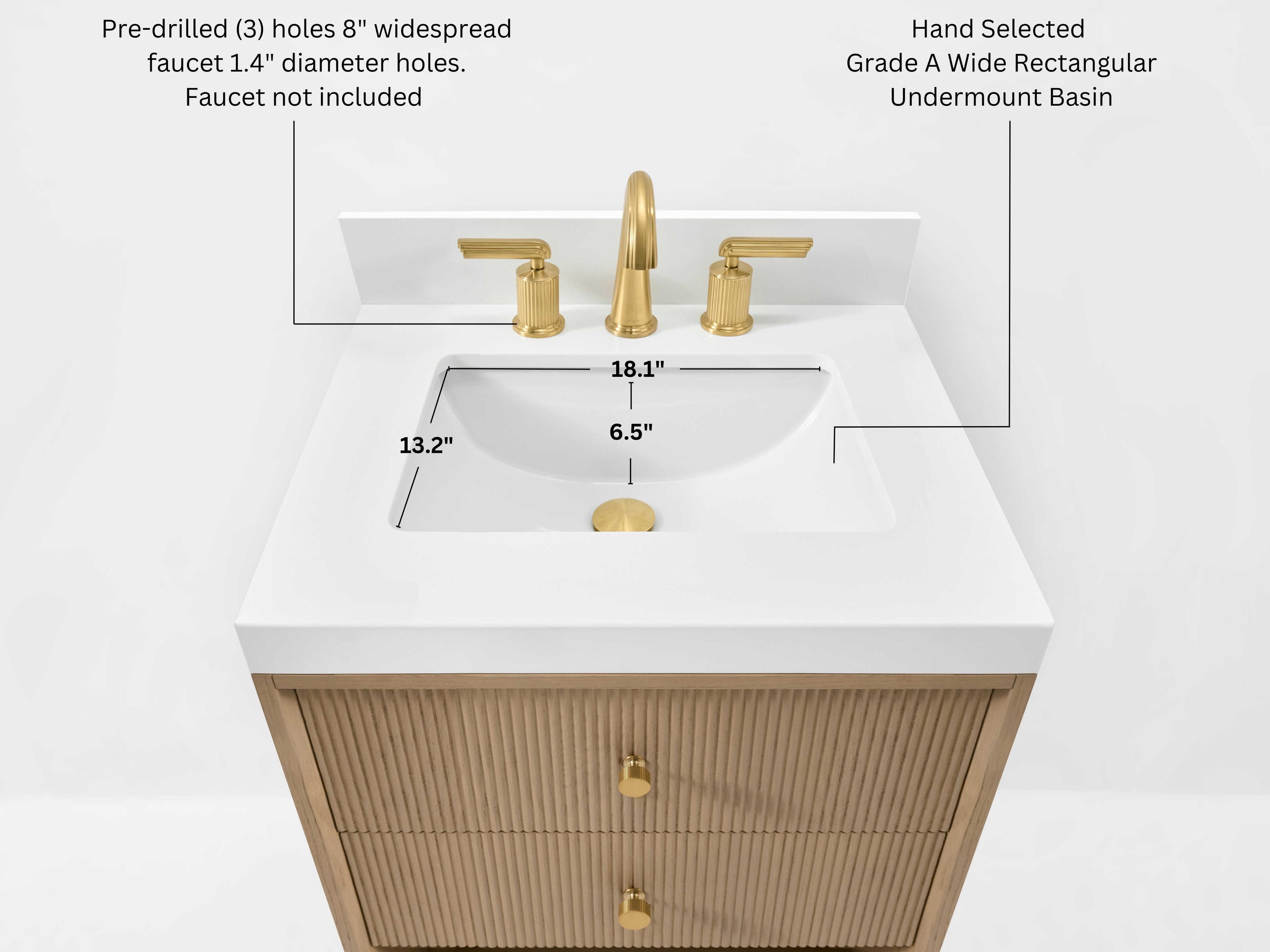 Ancerre Designs Momo Oak 24" Vanity