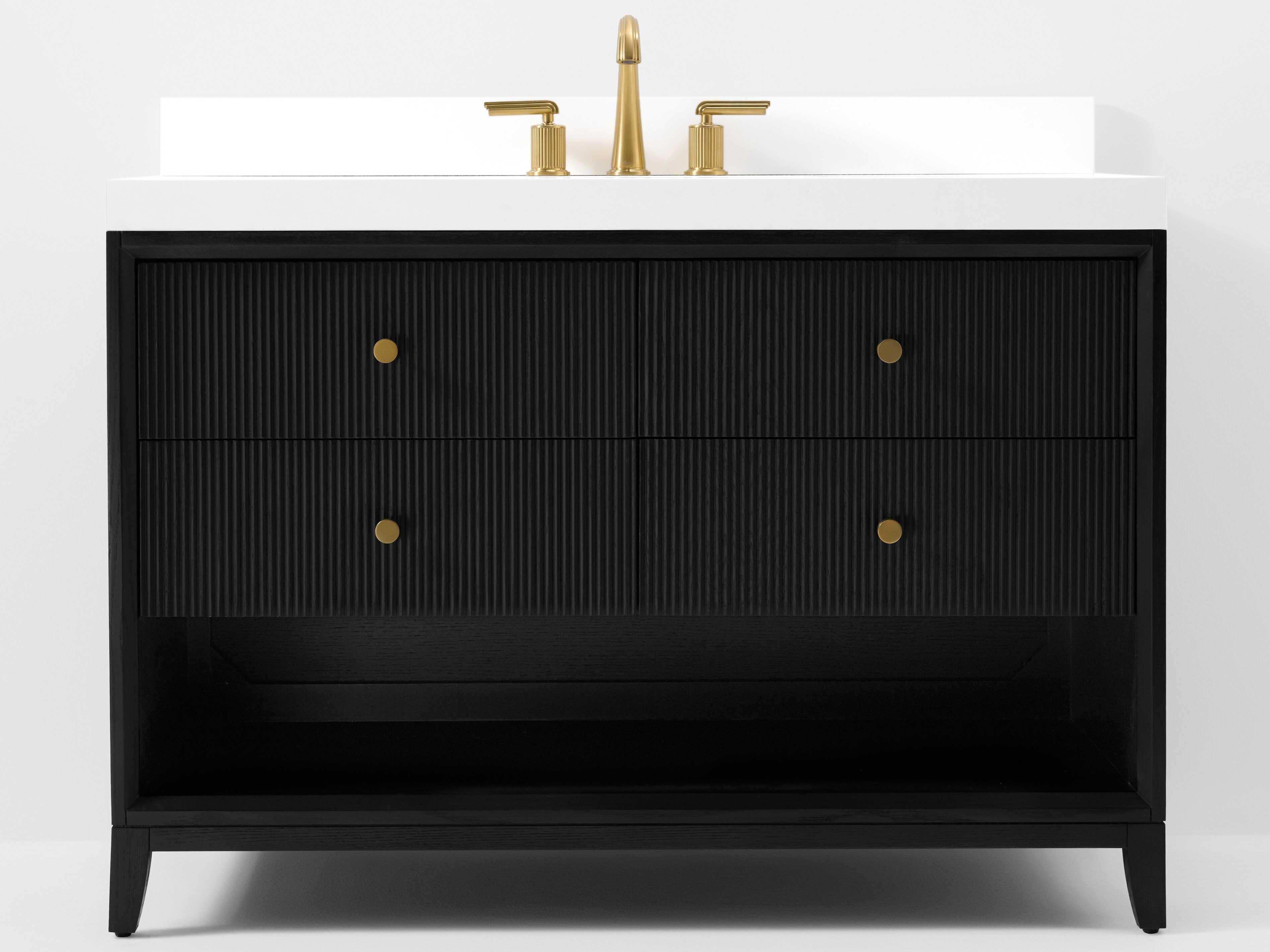 Ancerre Designs Momo Black Oak 48" Vanity